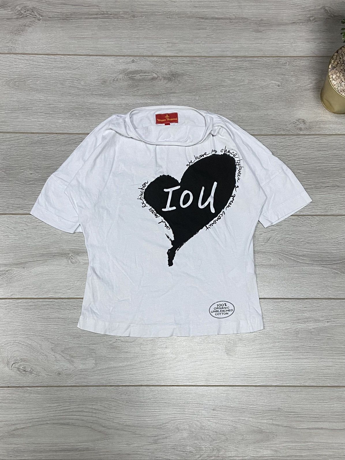 Vivienne Westwood Vivienne Westwood RARE big heart IOU designer t-shirt Size S / US 4 / IT 40 - 1 Thumbnail