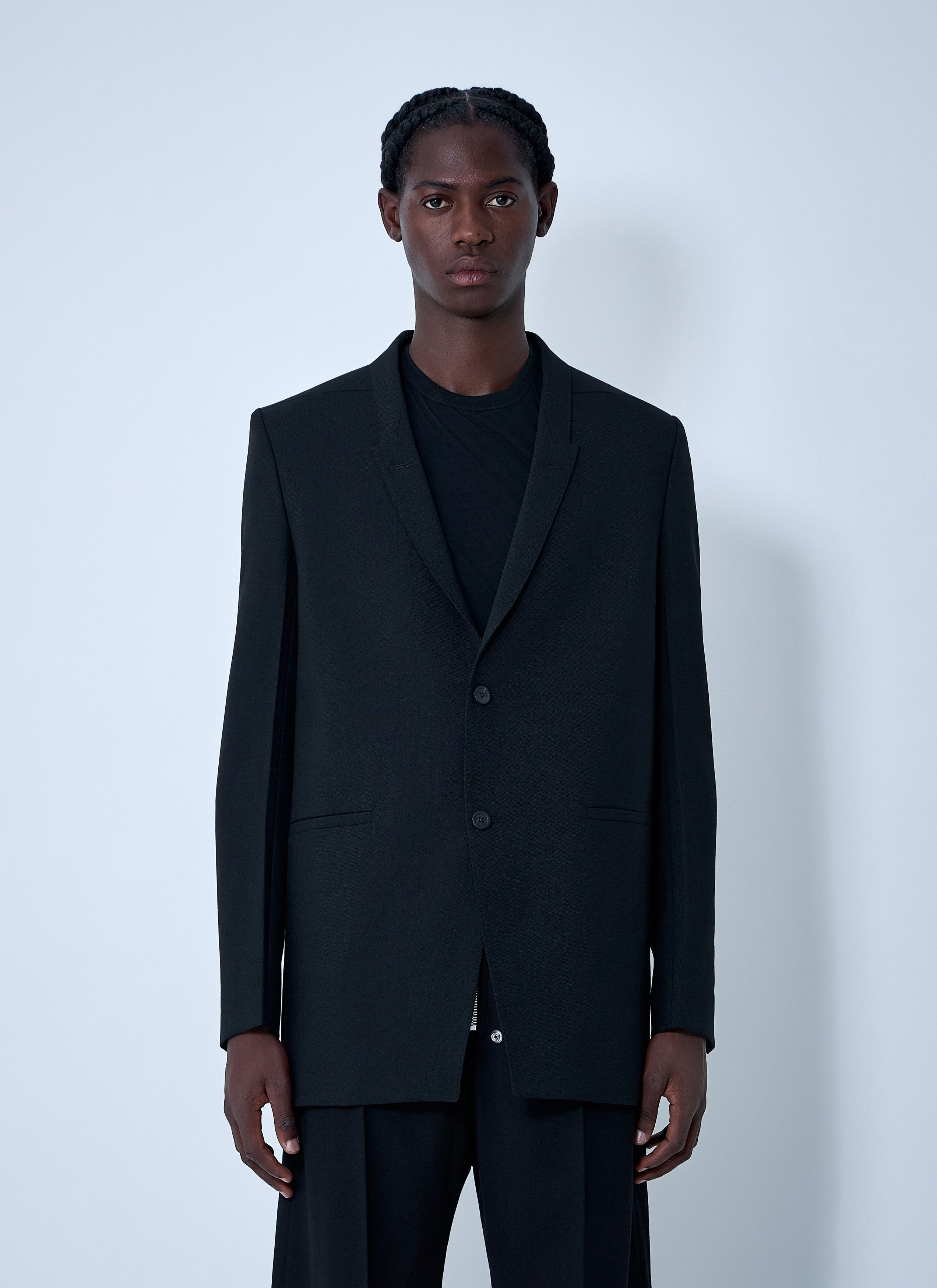 Rick Owens Single-Breasted Blazer Size US S / EU 44-46 / 1 - 1 Thumbnail