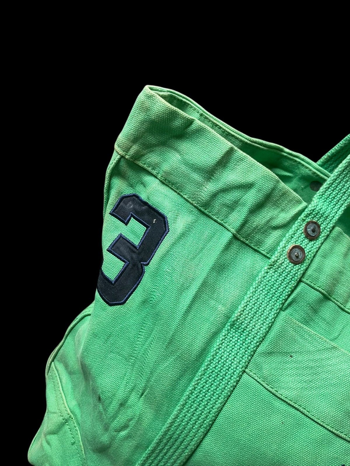 Japanese Brand POLO Ralph Lauren Canvas Tote Bag (79) Size ONE SIZE - 2 Thumbnail