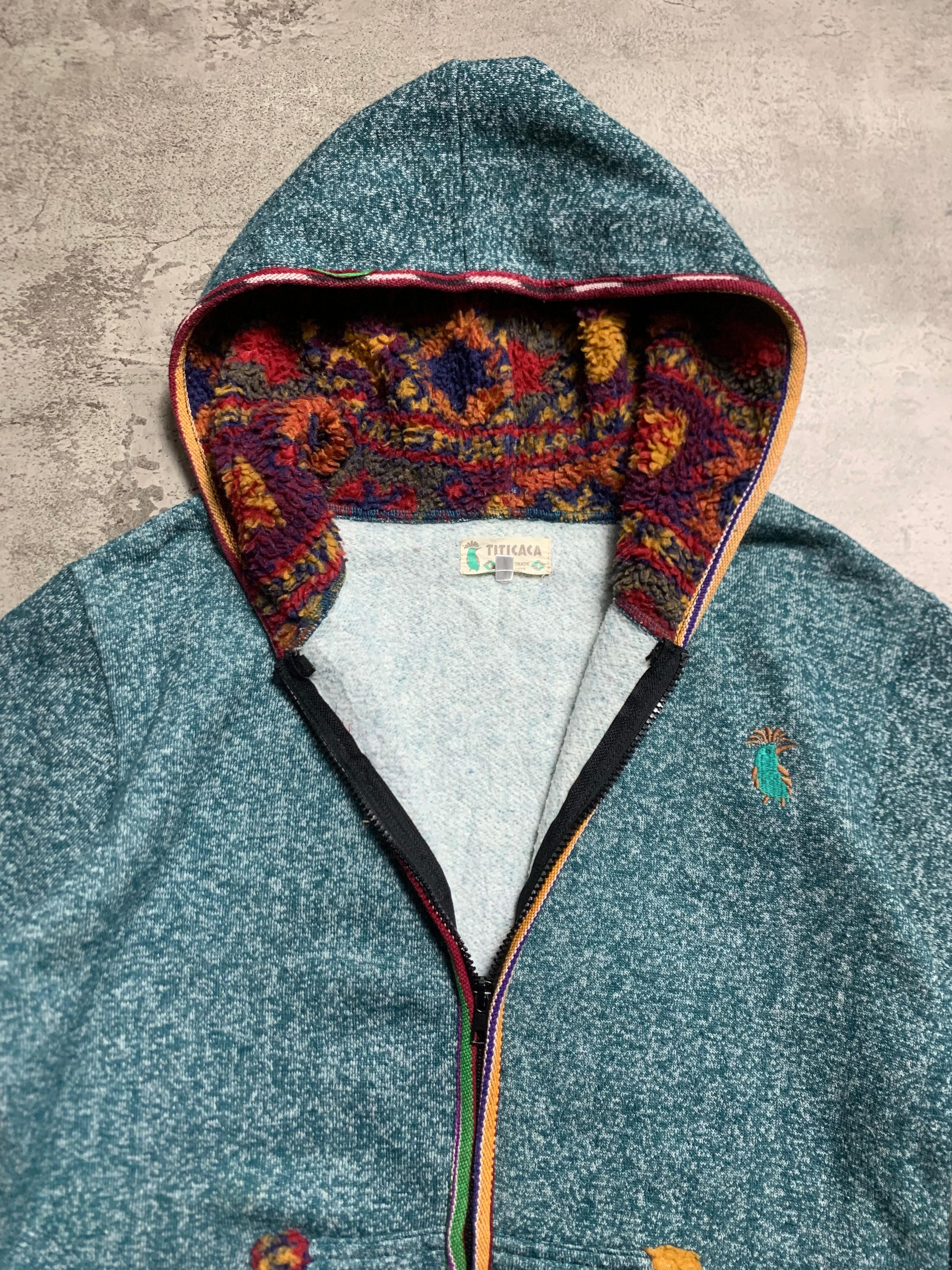Ne-Net 2000s Titicaca Japan Wool Multicolor Hoodie Size US M / EU 48-50 / 2 - 3 Thumbnail