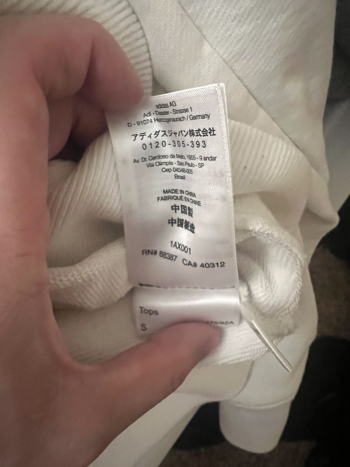 Adidas × Y-3 × Yohji Yamamoto Y-3 Classic White Hoodie Size US S / EU 44-46 / 1 - 4 Thumbnail