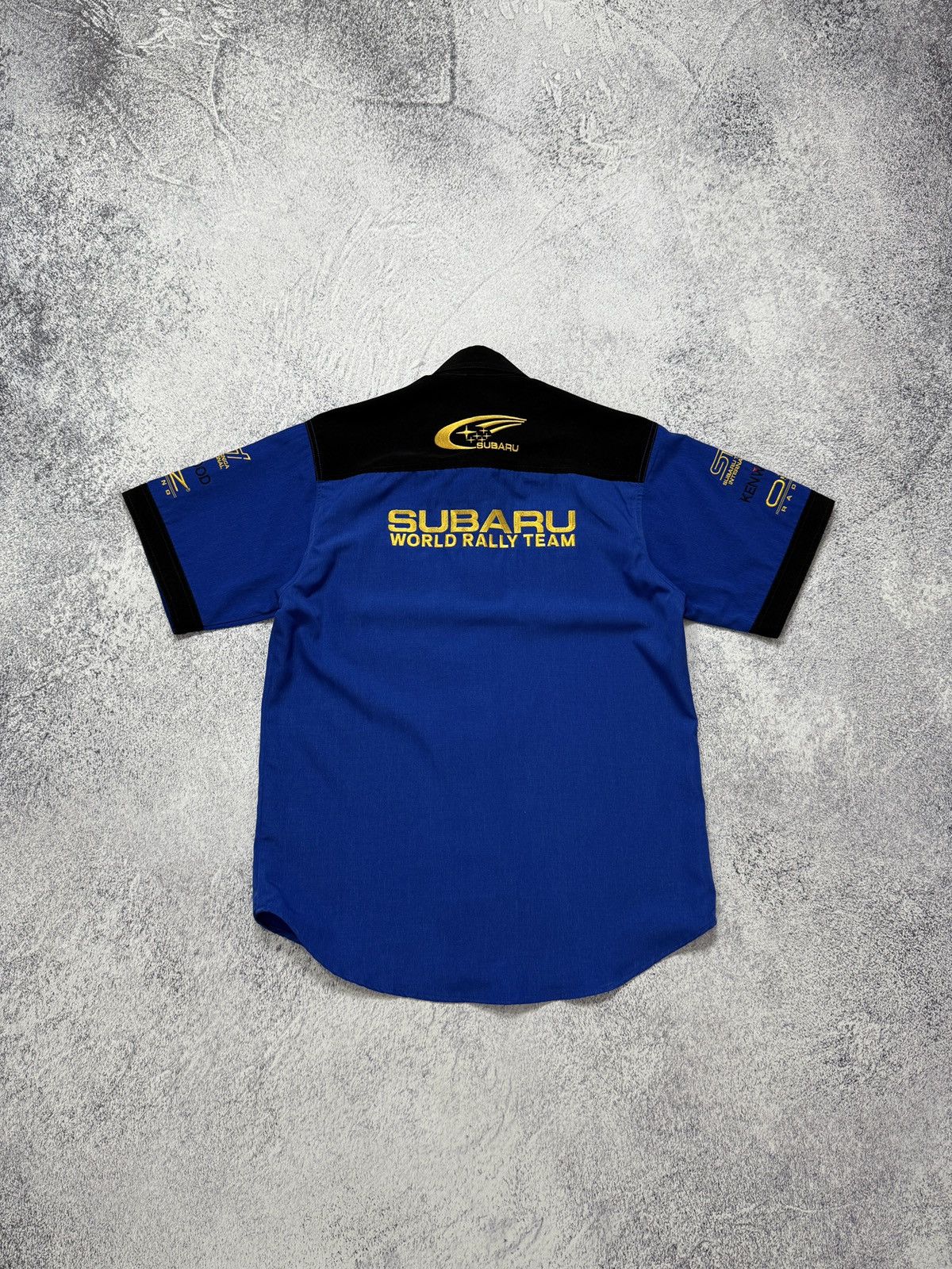 Vintage Vintage Subaru 555 World Rally Team Worker Buttons Shirt Size US M / EU 48-50 / 2 - 7 Thumbnail