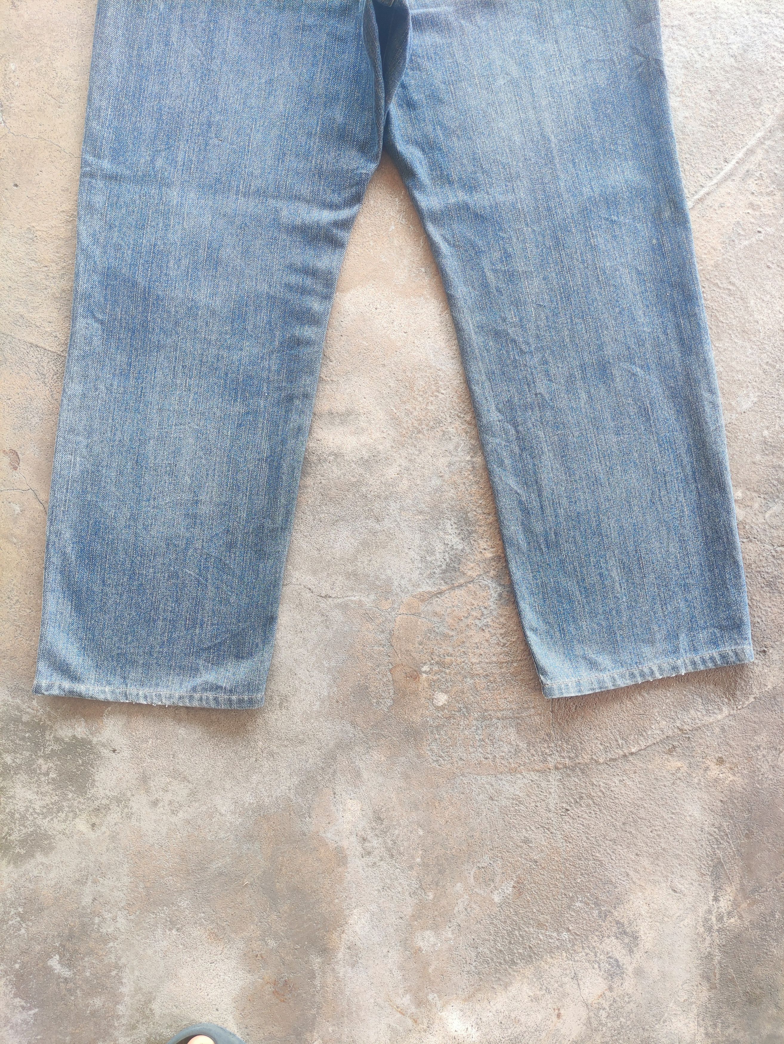 Edwin × Jean × Vintage Vintage Edwin Made In Japan Distressed Faded Denim Pants W34 Size US 34 / EU 50 - 12 Thumbnail