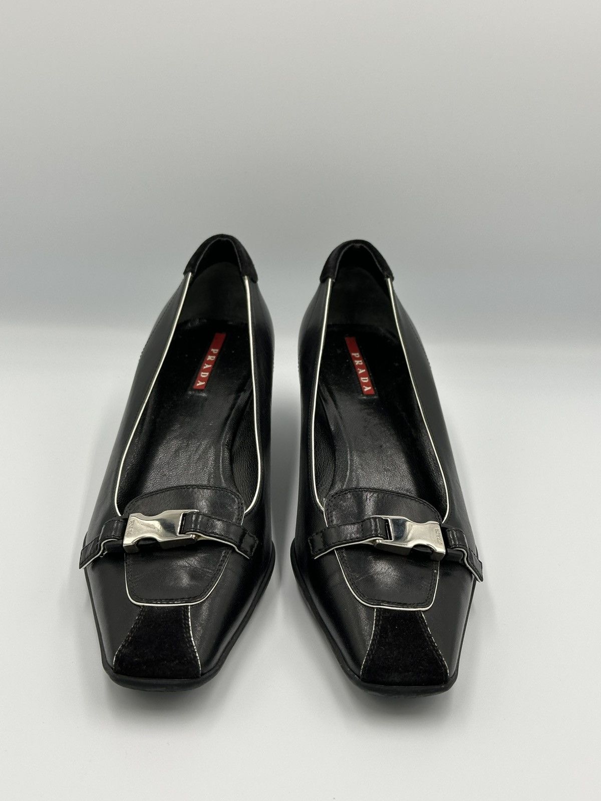 Prada Prada leather pumps heels Size US 6.5 / IT 36.5 - 4 Thumbnail