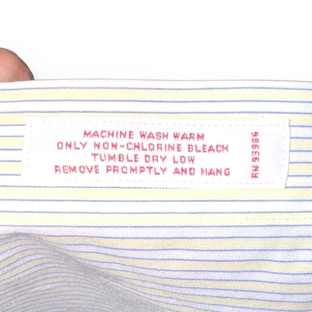 Brooks Brothers Yellow Brooks Brothers 1818 French Cuff Button Down Shirt 15 Size US M / EU 48-50 / 2 - 6 Thumbnail