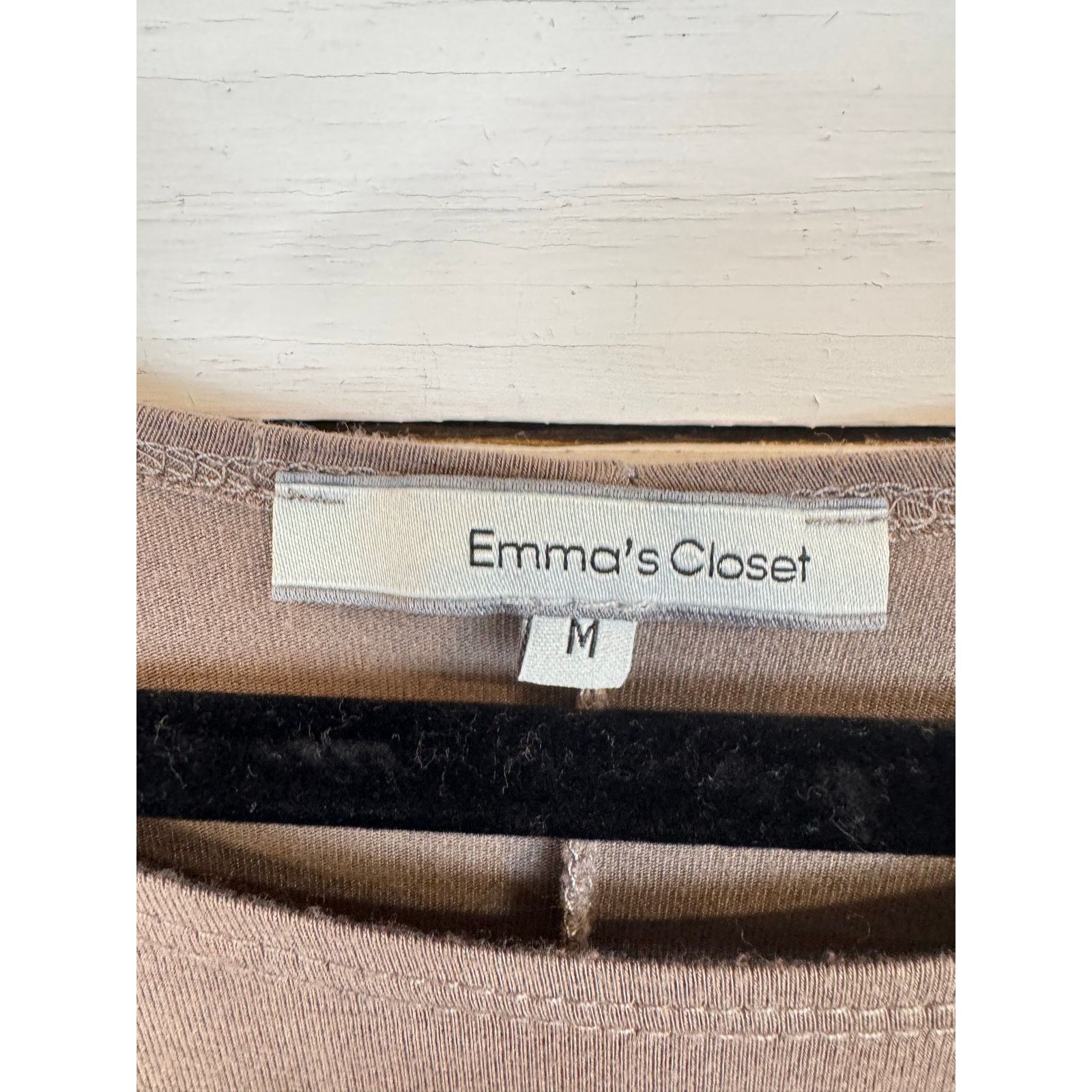 Other Emma's Closet Brown Long Sleeve Blouse Women's Size Medium Size M / US 6-8 / IT 42-44 - 3 Thumbnail