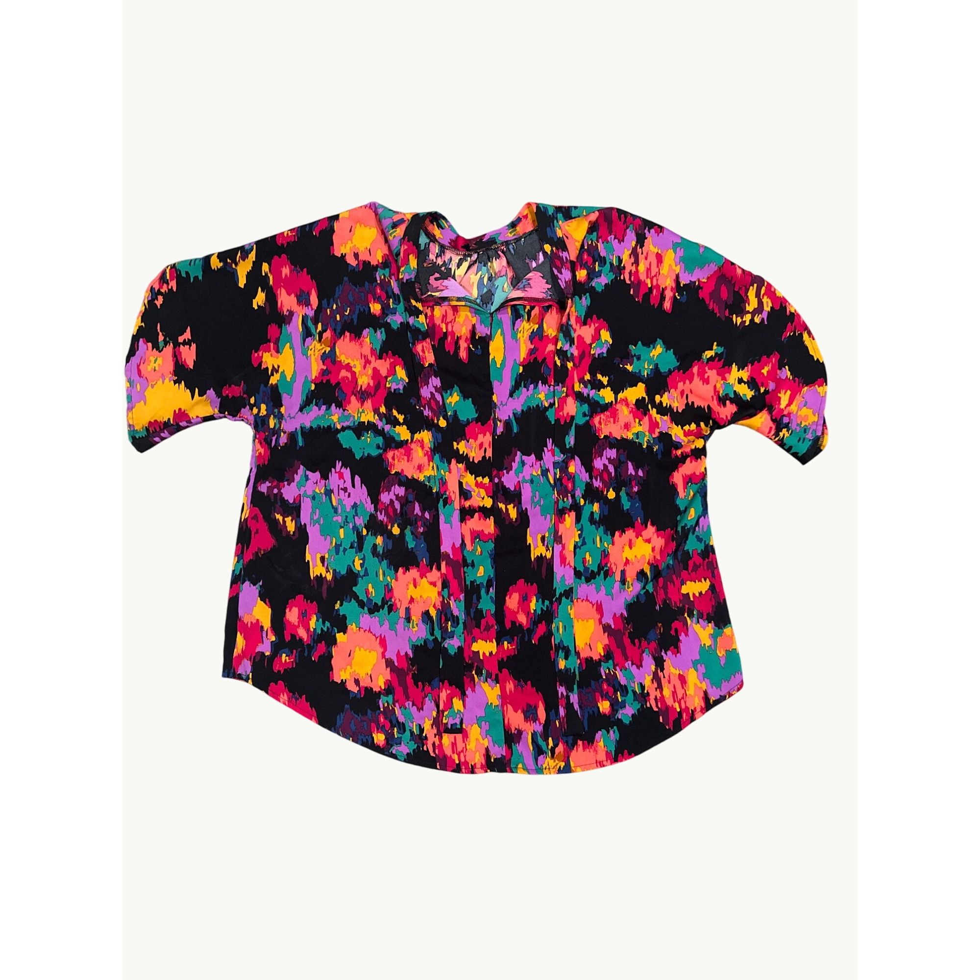 Other CCC Colorful Abstract Print Tunic Keyhole Neck Three Quarter Size XL / US 12-14 / IT 48-50 - 5 Thumbnail