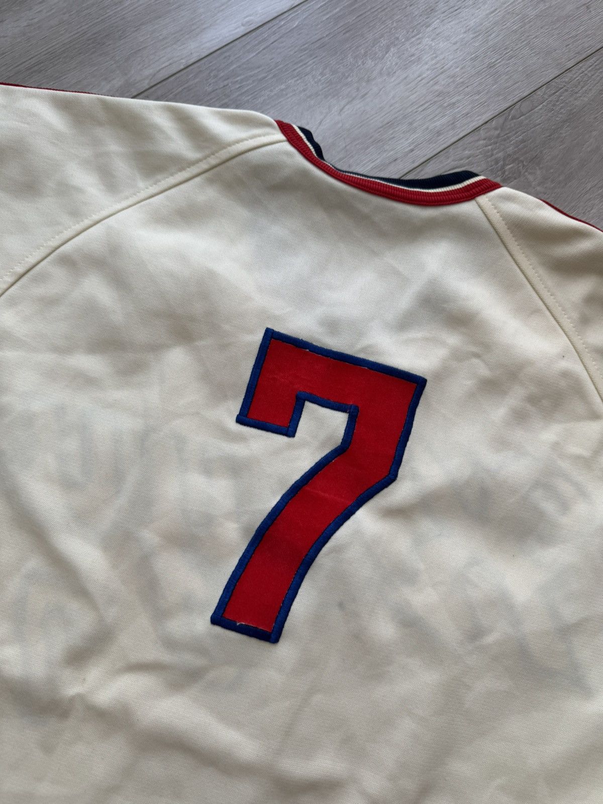 Descente Koyu #7 Game-Worn Japanese Vintage Baseball Jersey Size US L / EU 52-54 / 3 - 9 Thumbnail