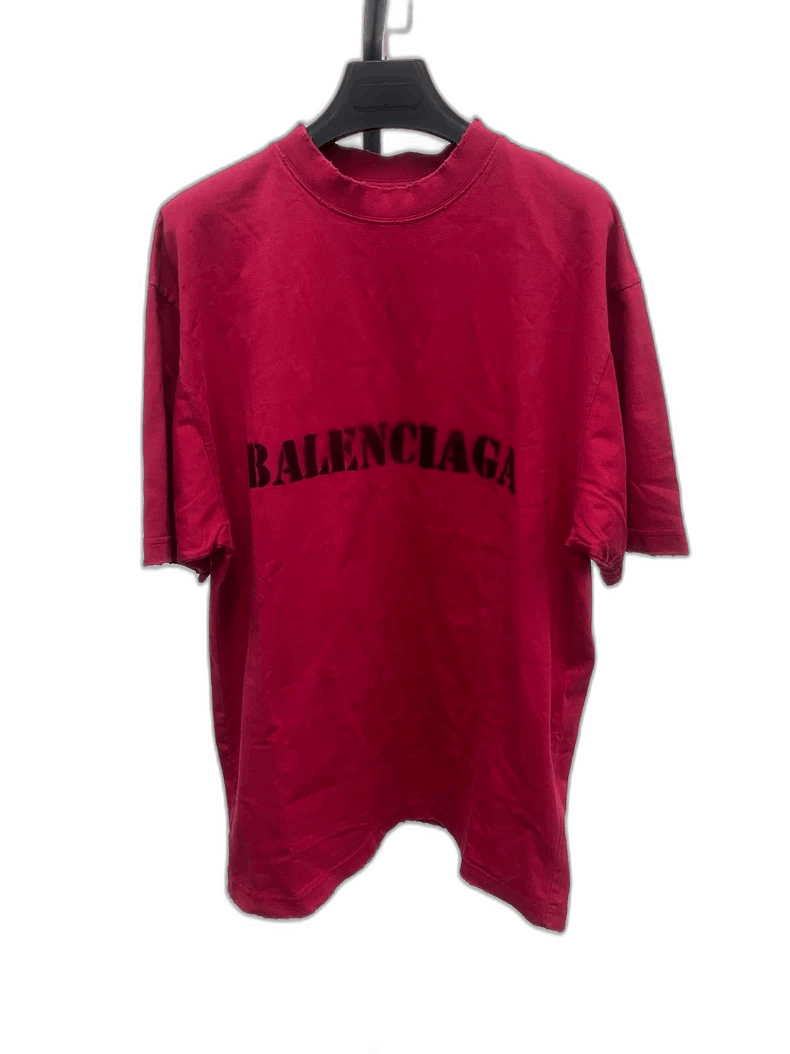 Balenciaga Balenciaga Red Short Sleeve T-Shirt Size US XS / EU 42 / 0 - 1 Thumbnail