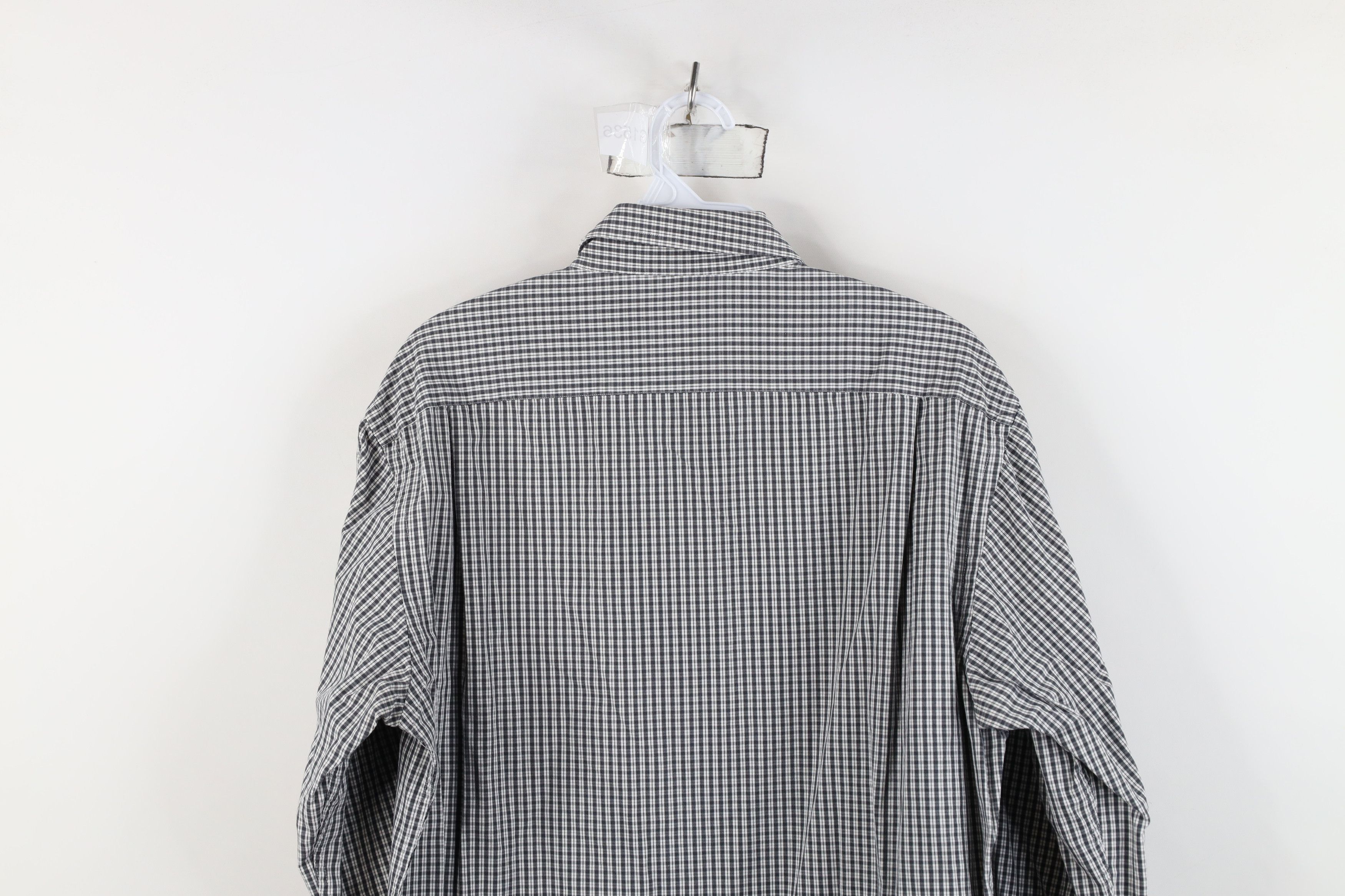 Ben Sherman Ben Sherman Faded Collared Button Shirt Black Plaid Cotton Size US M / EU 48-50 / 2 - 12 Thumbnail