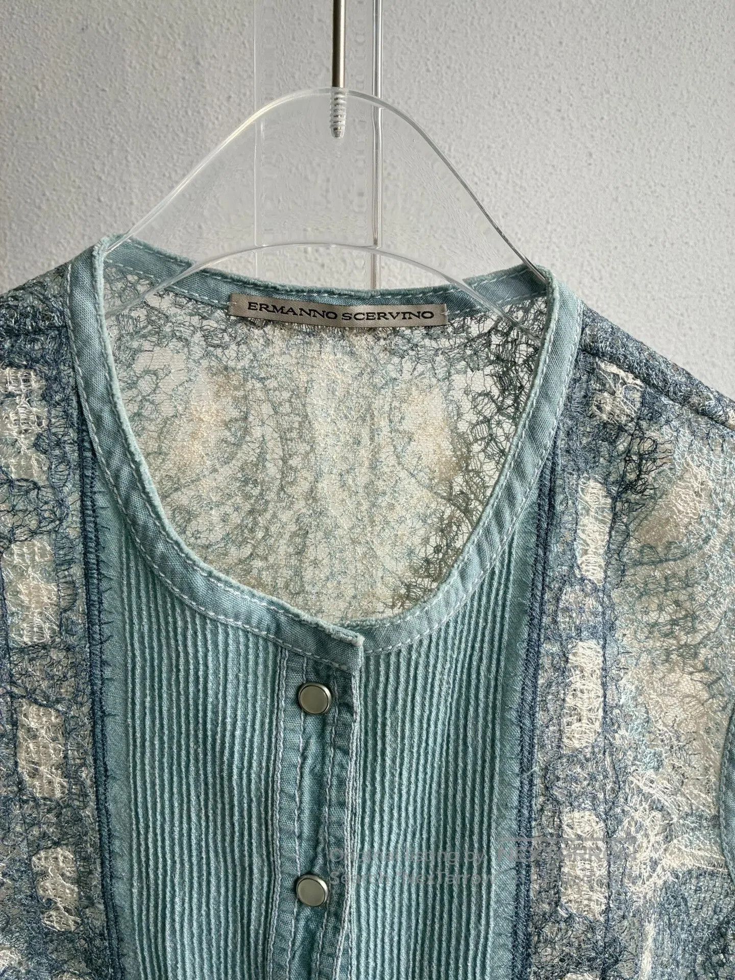 Ermanno Scervino Ermanno Scervino Blue Sleeveless Vest. Size S / US 4 / IT 40 - 3 Thumbnail