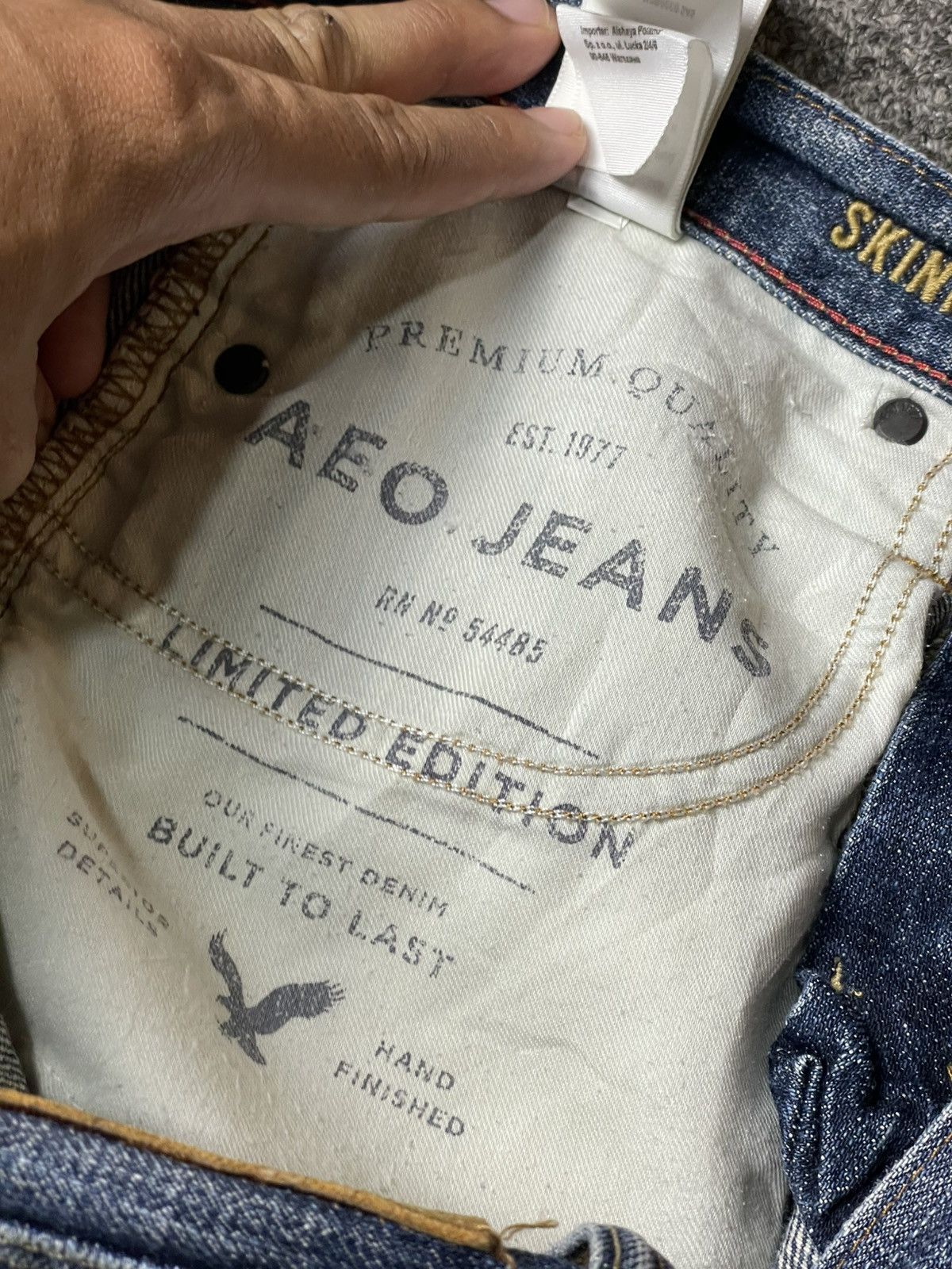 American Eagle Outfitters × Vintage American Eagle Outfitters Distressed Denim Jeans (92) Size US 30 / EU 46 - 11 Thumbnail