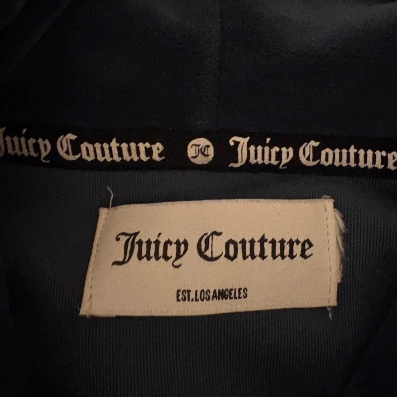 Juicy Couture Juicy Couture Navy Hoodie Size XL / US 12-14 / IT 48-50 - 3 Thumbnail