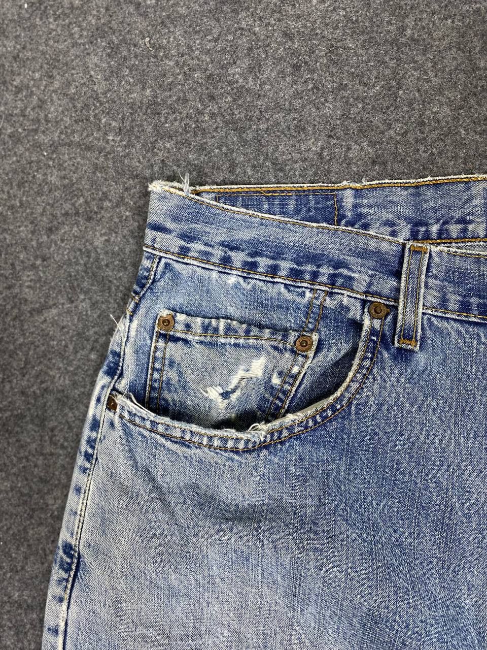 Levi's vintage levis 569 loose straight baggy distrssed denim Size US 38 / EU 54 - 10 Thumbnail