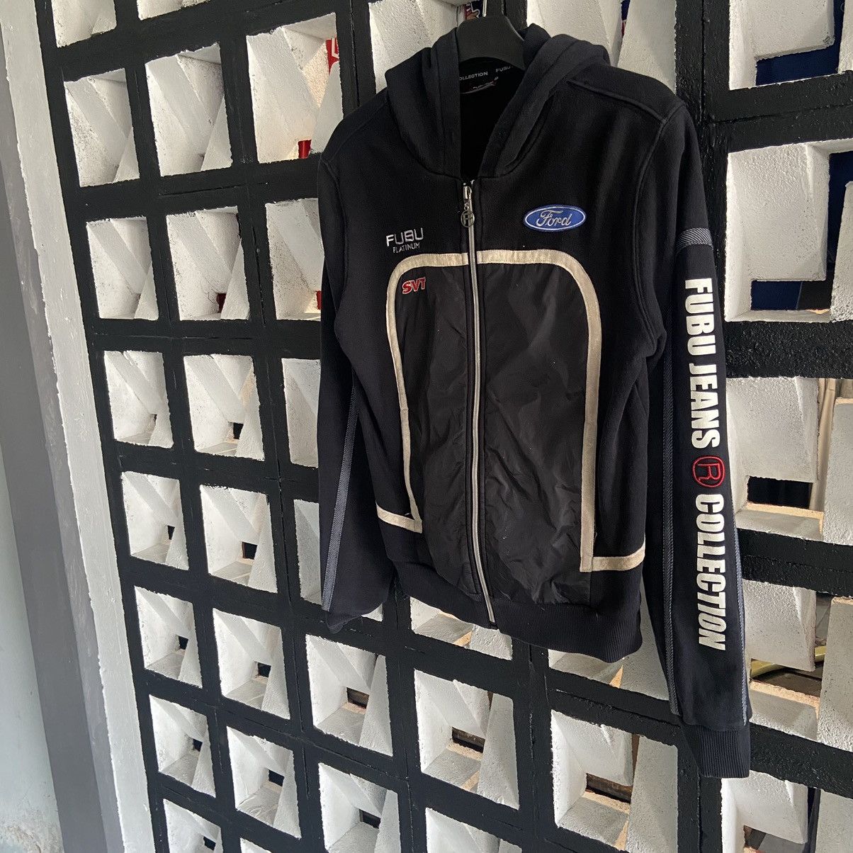 Fubu Fubu Ford Zip Hoodie vintage 90s Size US M / EU 48-50 / 2 - 2 Thumbnail