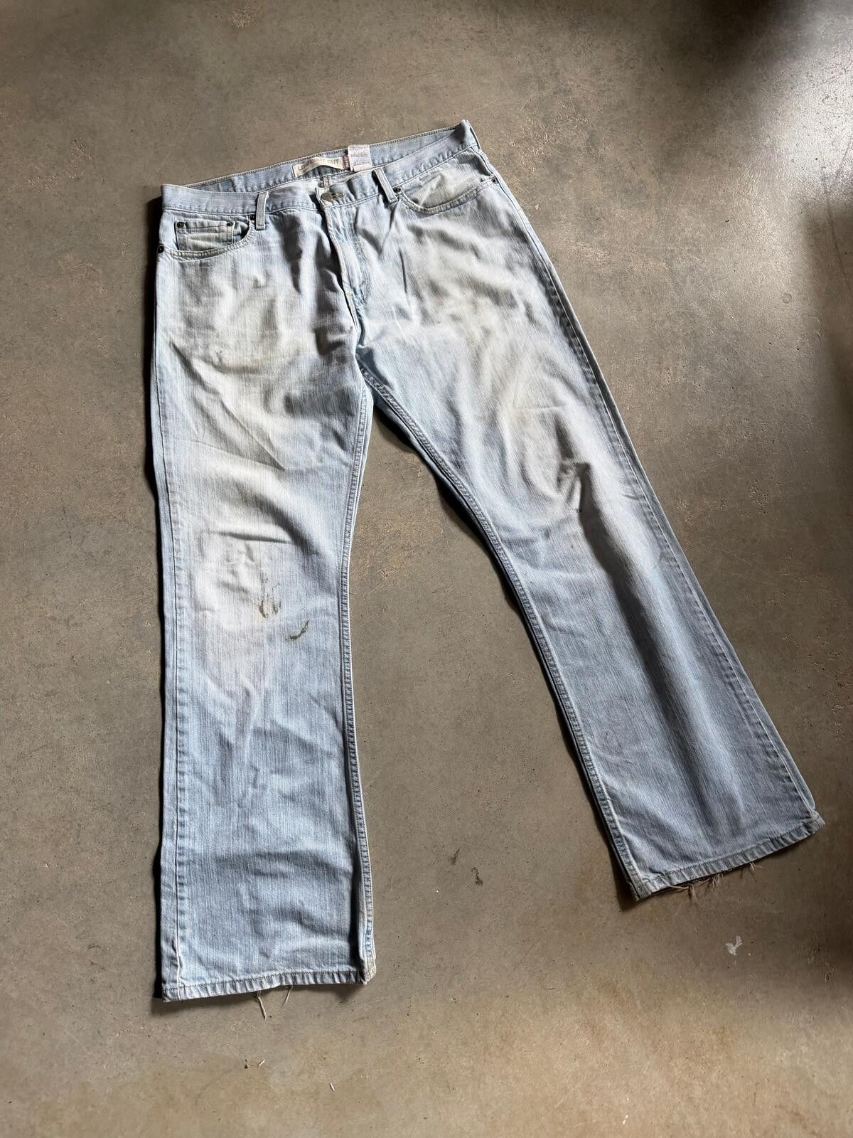 Levi's Levi’s 527 Light Wash Denim Jeans Sz 36x32 Size US 36 / EU 52 - 2 Thumbnail