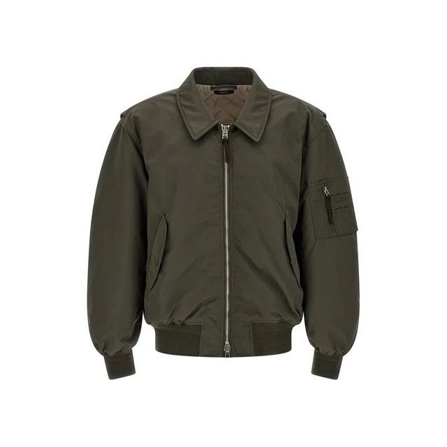 Tom Ford TOM FORD Green FLight Bomber Jacket New & Authentic (Men's s Size US XXL / EU 58 / 5 - 1 Thumbnail