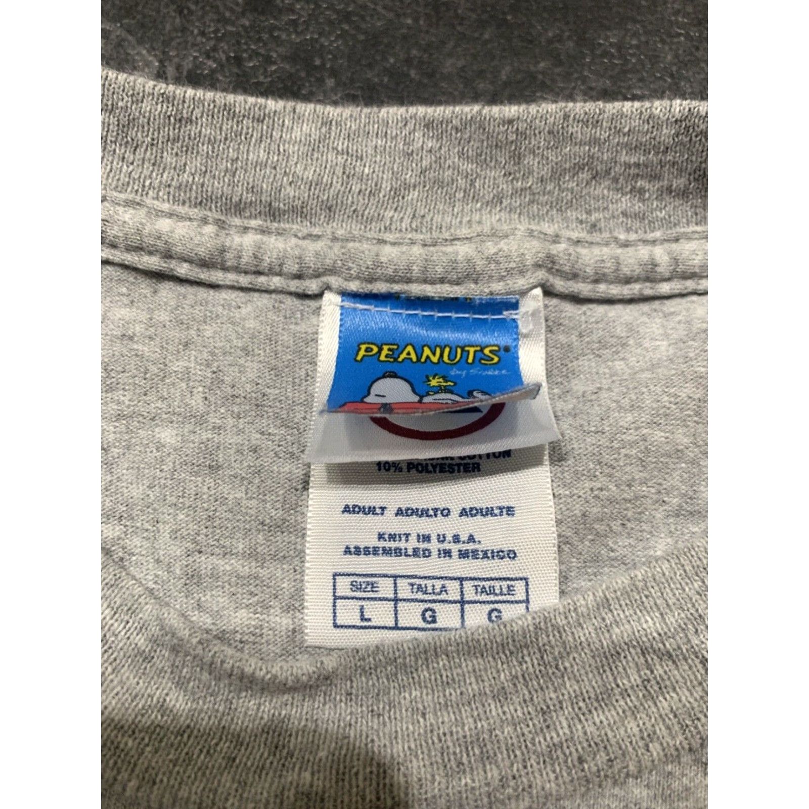 Peanuts Peanuts Snoopy Rockin Holiday Christmas T-Shirt Gray Men Large Size US L / EU 52-54 / 3 - 4 Thumbnail