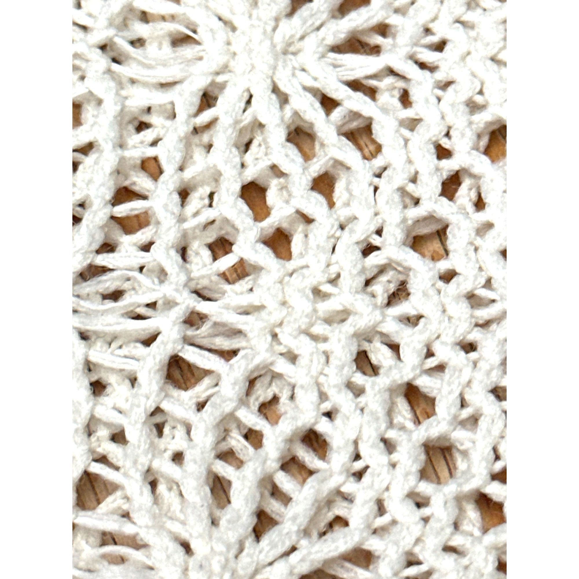 Other CCC Vintage Cream Lace Short Sleeve Embroidered Pullover Blo Size XL / US 12-14 / IT 48-50 - 8 Thumbnail