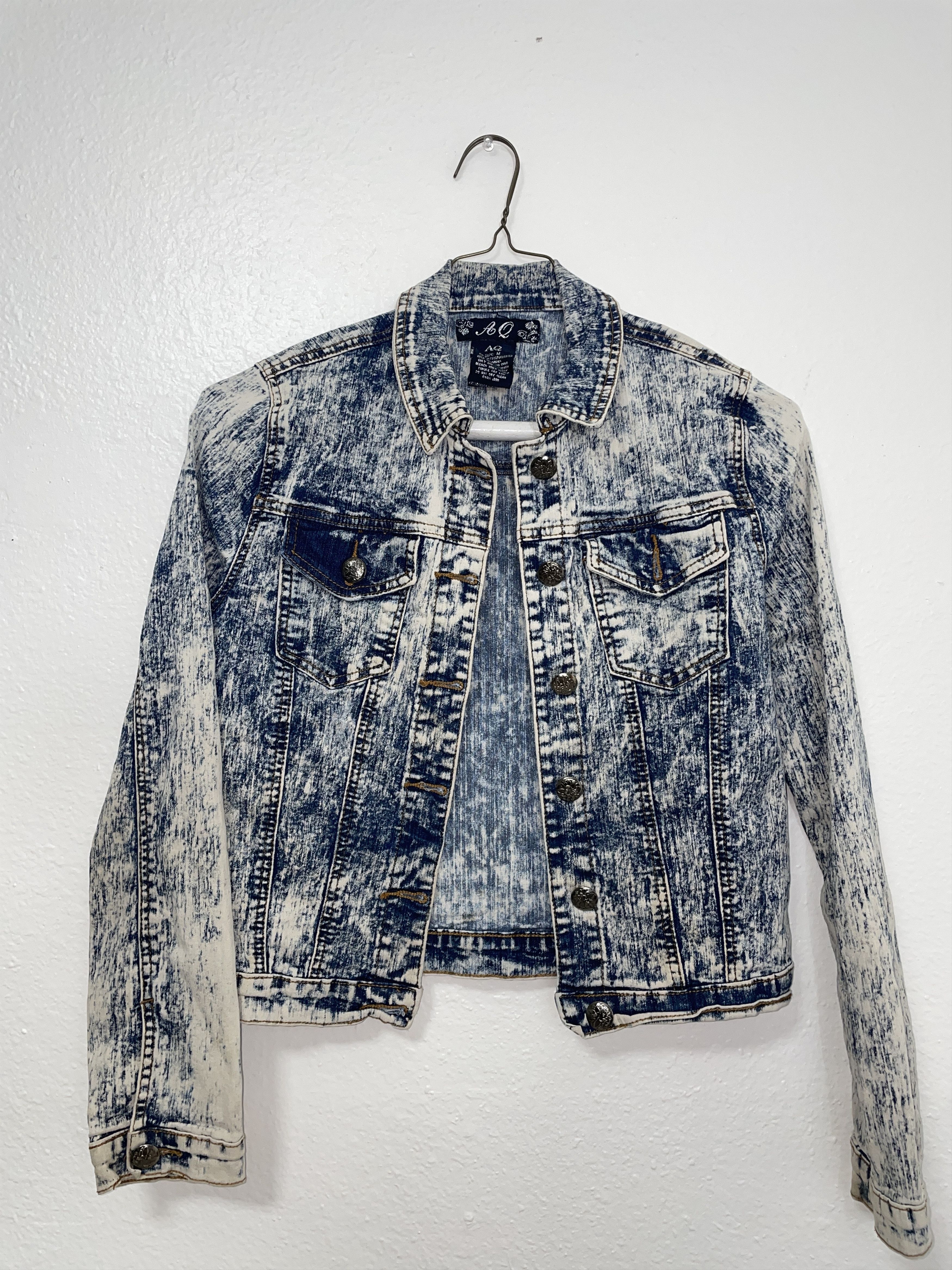 Other AQ womens cropped Jean Jacket small Size S / US 4 / IT 40 - 1 Thumbnail