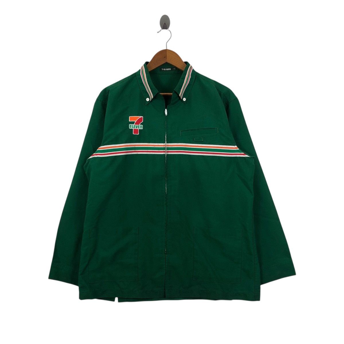 Other Vintage SEVEN ELEVEN 7-Eleven Convenience Store Worker Shirt Size US L / EU 52-54 / 3 - 1 Thumbnail