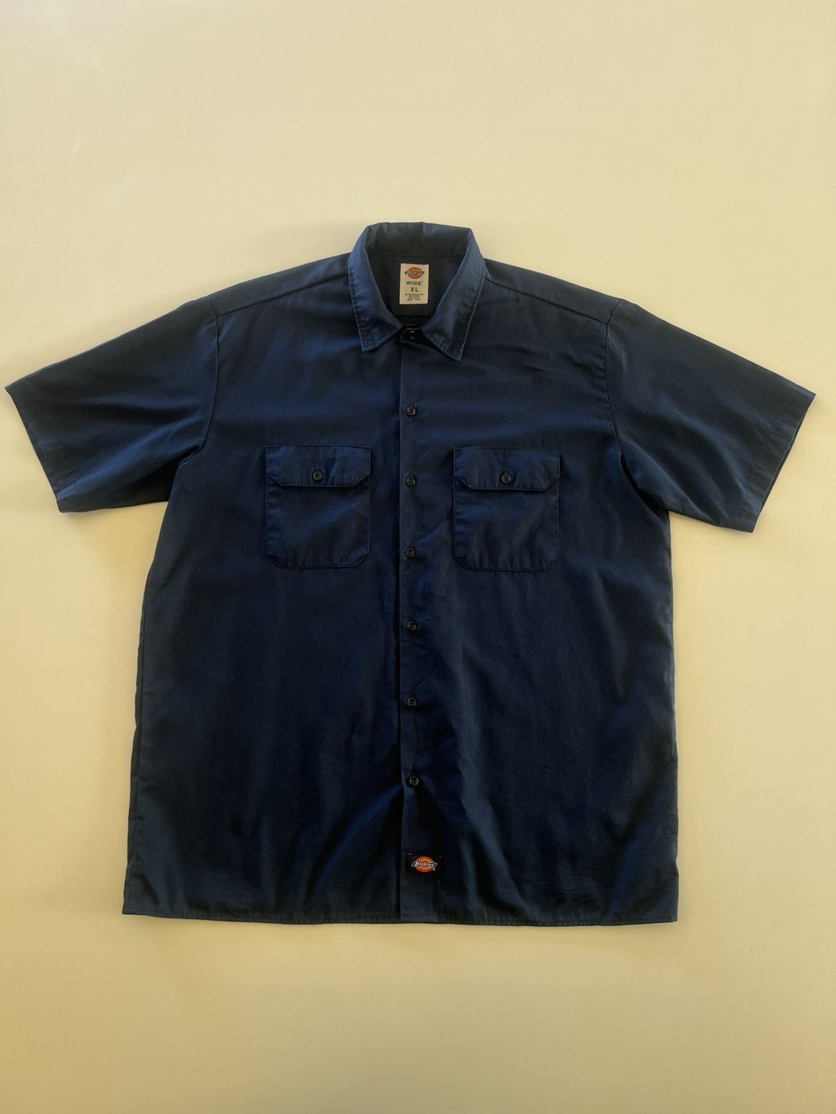 Vintage Vintage Dickies Work Shirt Button Up Double Pocket Size US XL / EU 56 / 4 - 1 Thumbnail
