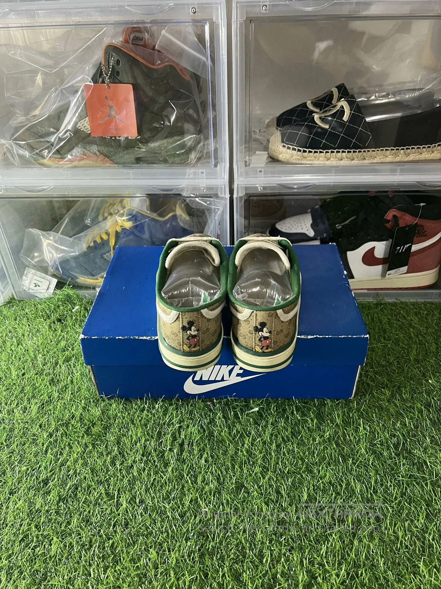 Gucci disney x gucci tennis 1977 canvas shoes. Size US 6.5 / EU 39-40 - 4 Thumbnail