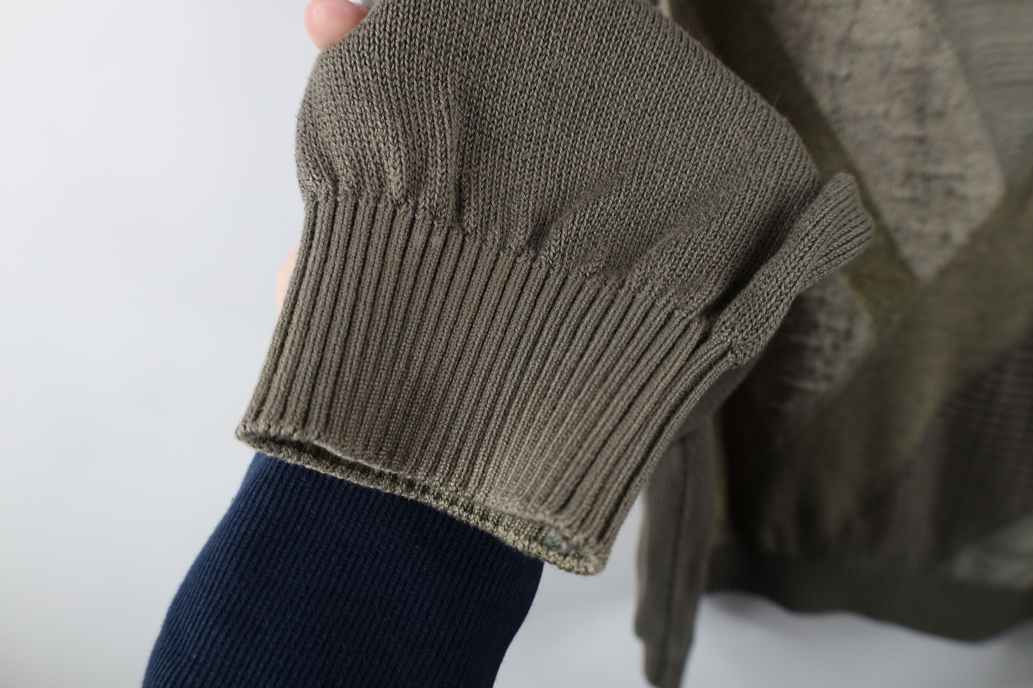 St. Croix × Vintage Vintage 90s St Croix Patchwork Cotton Knit Sweater USA Size US L / EU 52-54 / 3 - 7 Thumbnail
