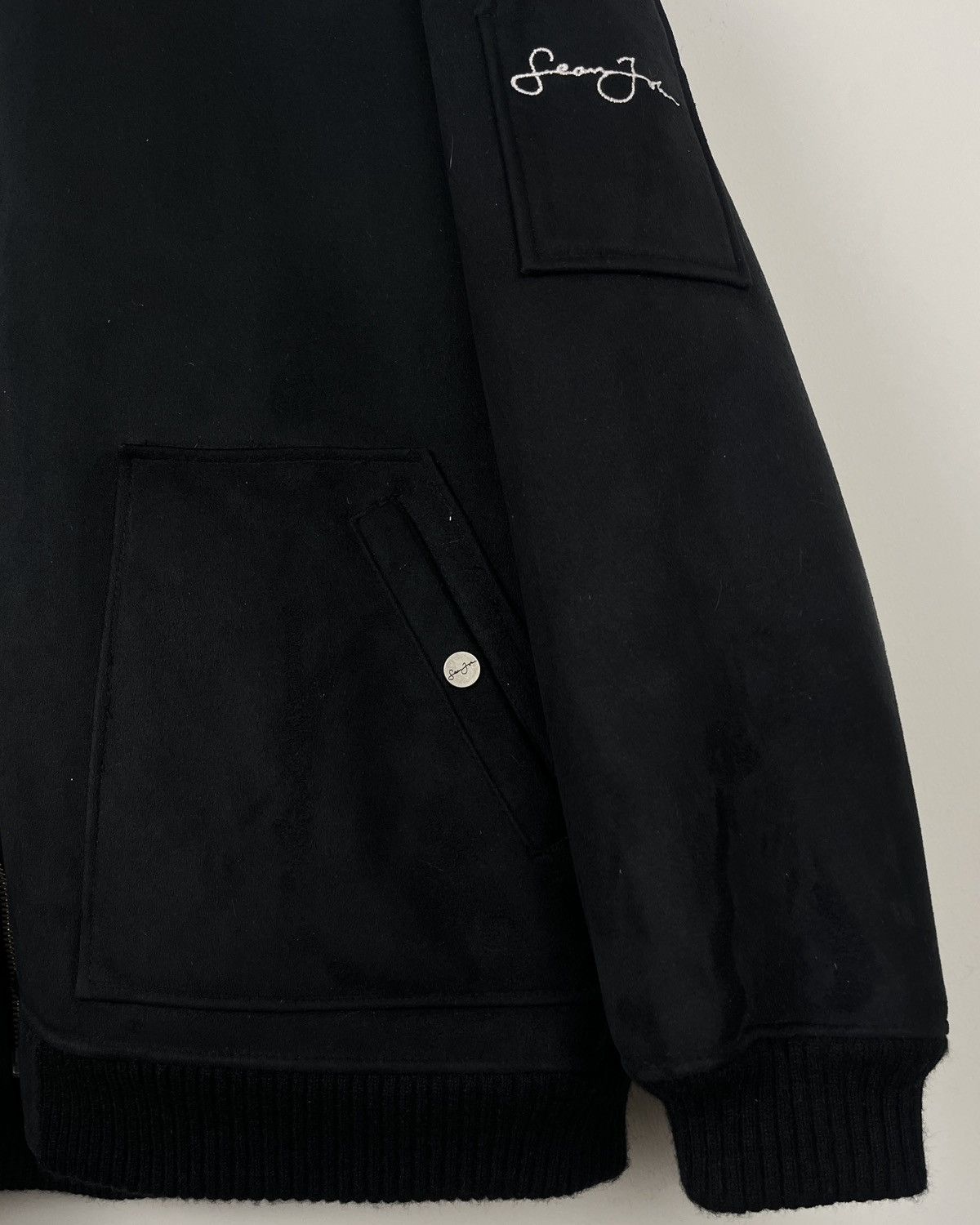 Sean John Vintage Y2K Sean John Faux Shearling Flight Jacket Size US L / EU 52-54 / 3 - 6 Thumbnail