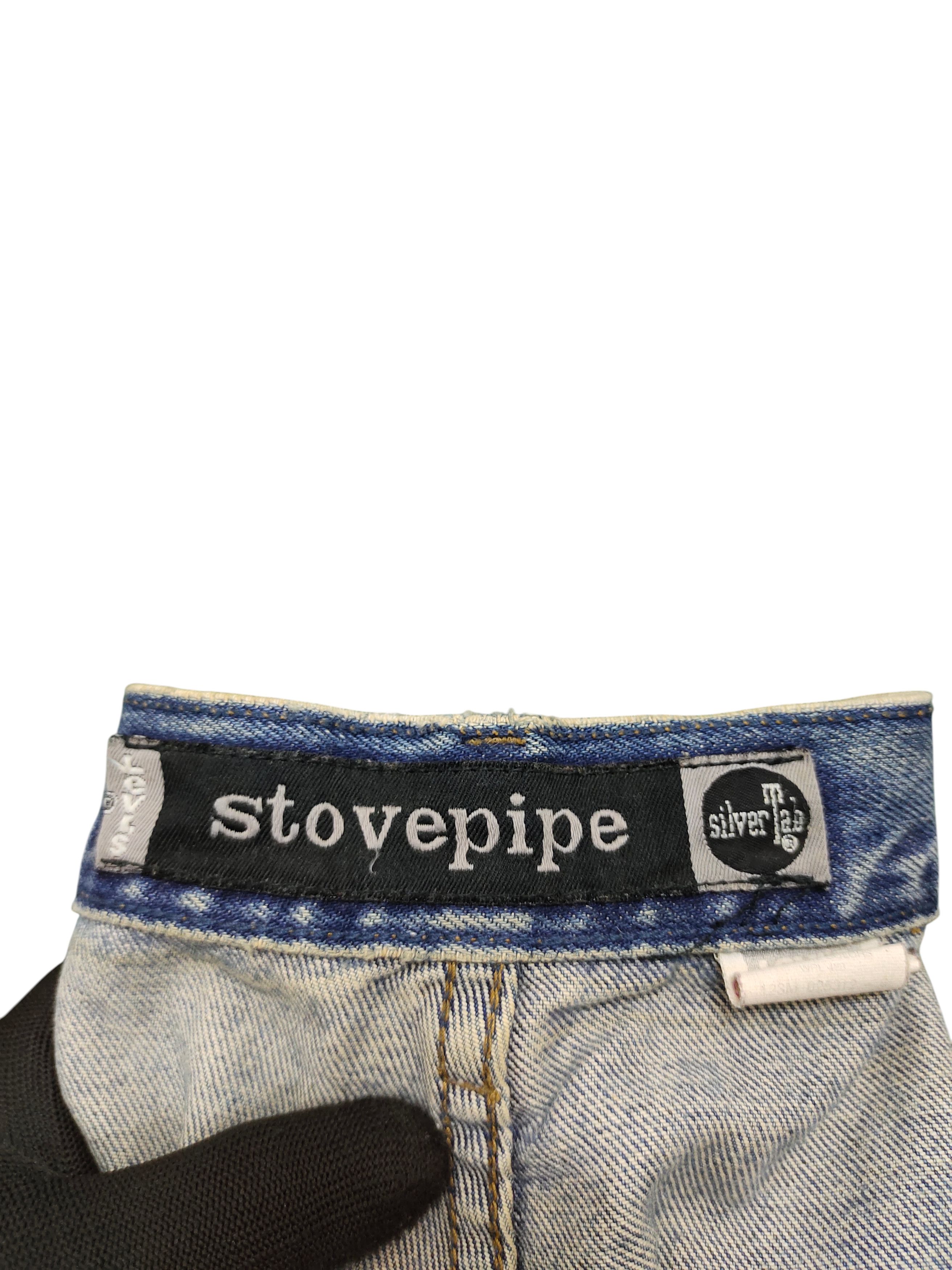 Levi's Vintage Clothing Vintage 90s Levis Silvertab Stovepipe Baggy Denim Jeans Size US 34 / EU 50 - 10 Thumbnail