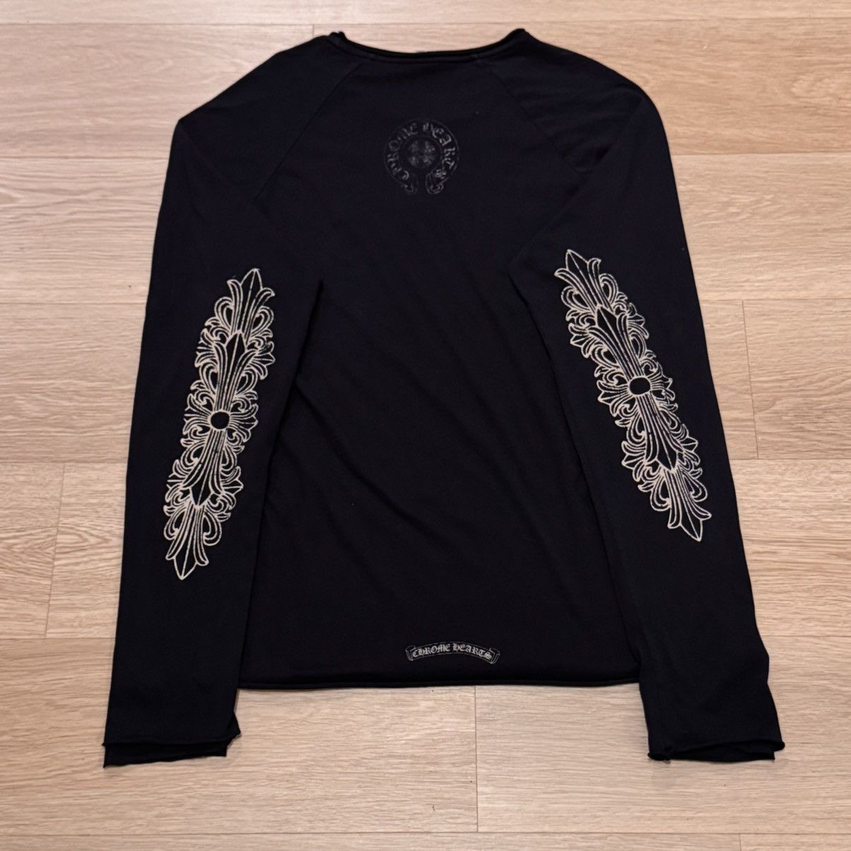 Tシャツ・カットソー Chrome Hearts Matty Boy Flower Chomper L/S T-Shirt Chrome Hearts x Matty Boy Flower Chomper Floral Logo Long