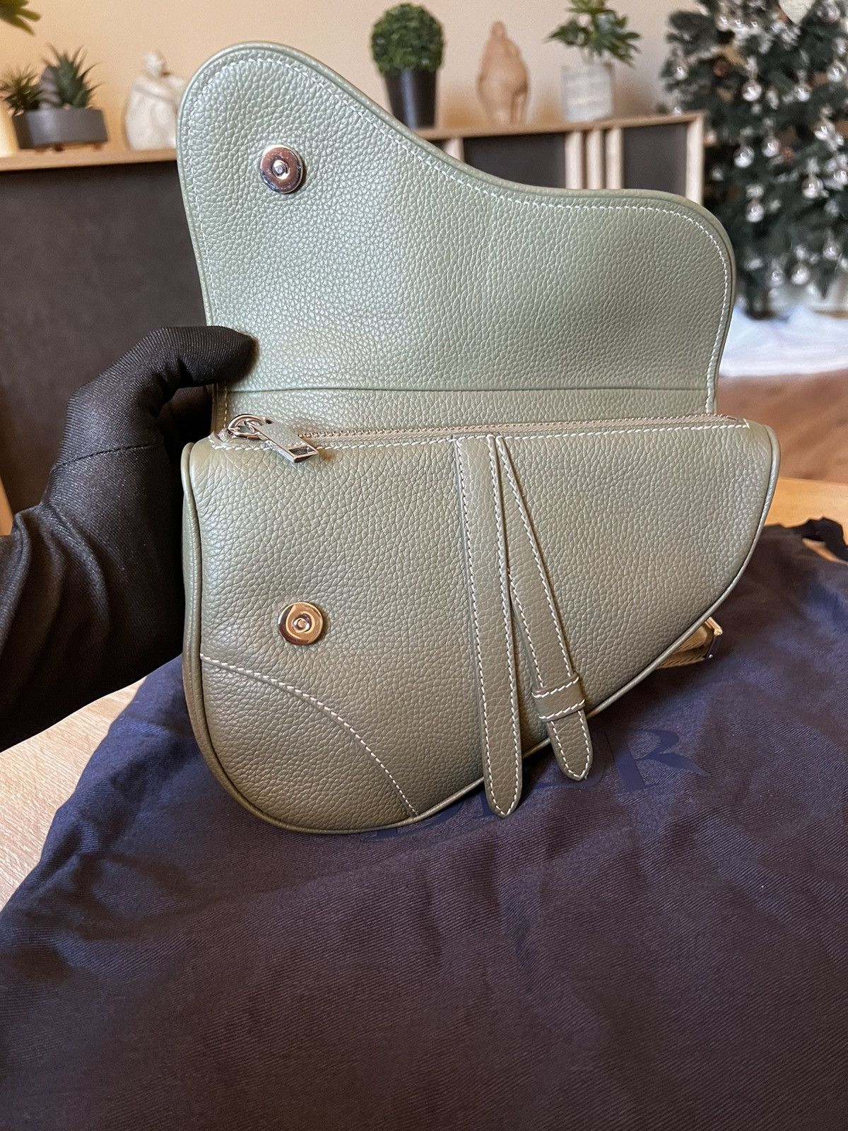 Dior Dior Mini Saddle Bag Size ONE SIZE - 6 Thumbnail