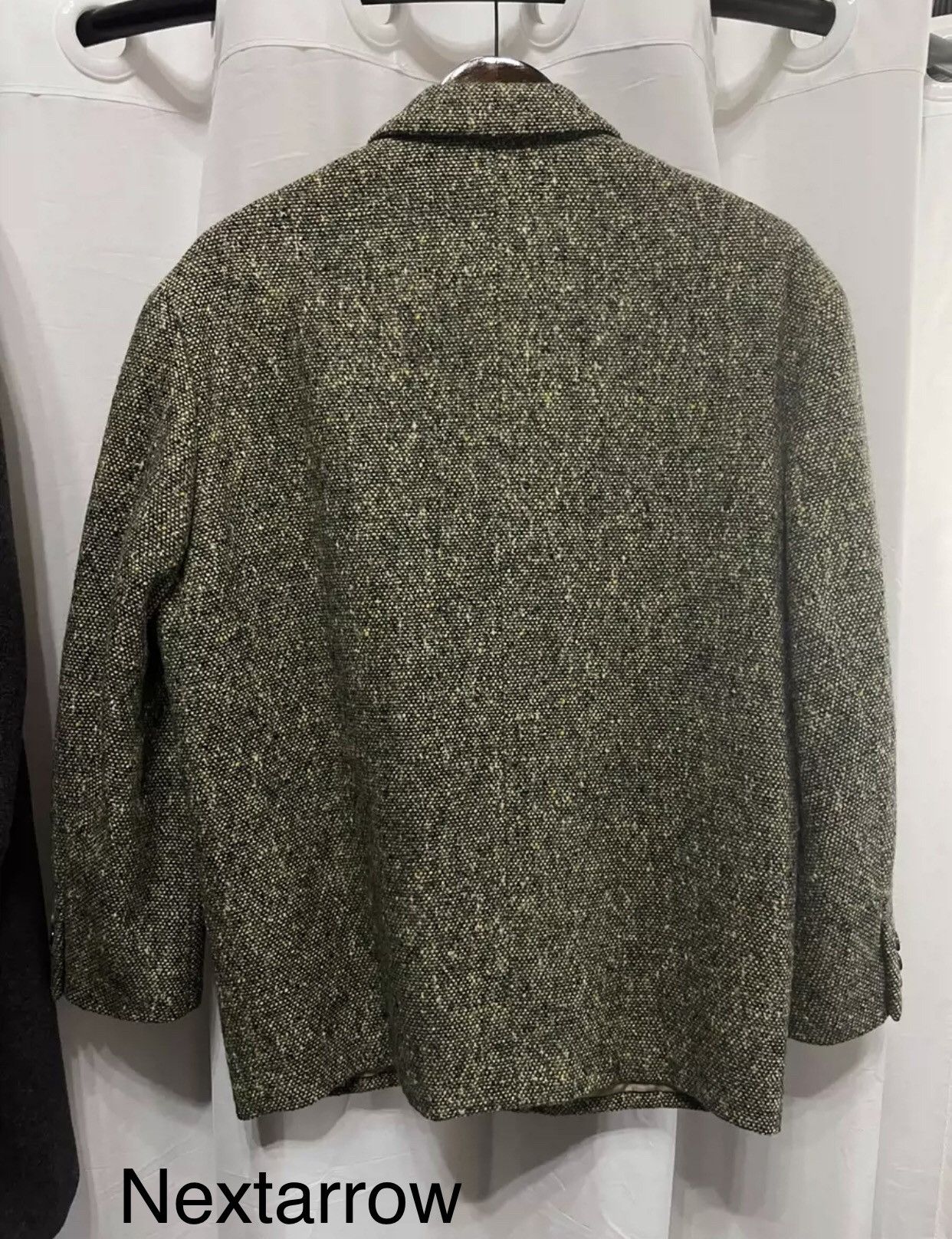 Comme des Garcons Wool tweed vintage green suit jacket jacket 2412-Nextarrow Size 40S - 2 Thumbnail