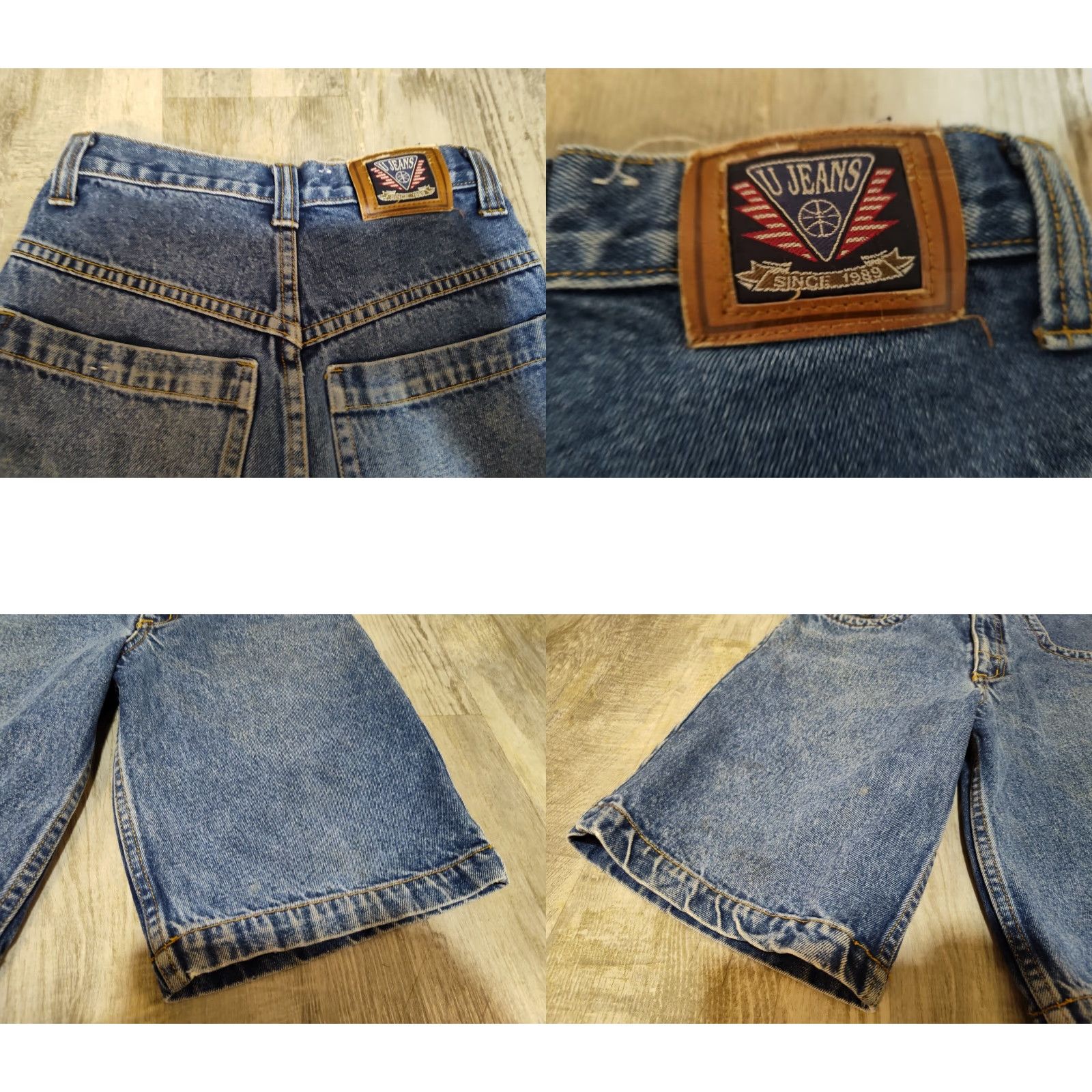Denime VINTAGE U JEANS Denim Jean Shorts 12 Blue Baggy Hip Hop Skater Y2K Womens Size 34" / US 12 / IT 48 - 8 Thumbnail