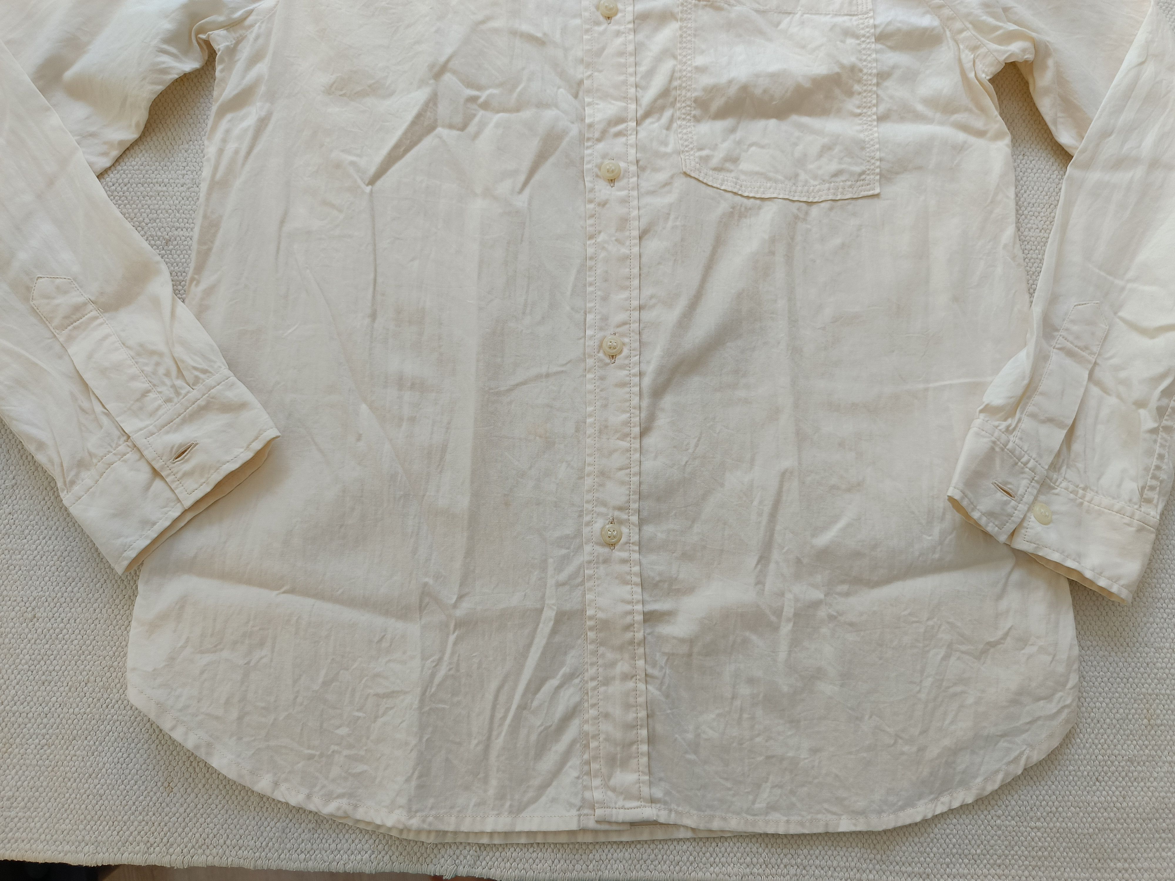 A.P.C. APC A.P.C. Romania 34 plain ivory white ladies shirt Size XXS / US 00 / IT 34 - 13 Thumbnail