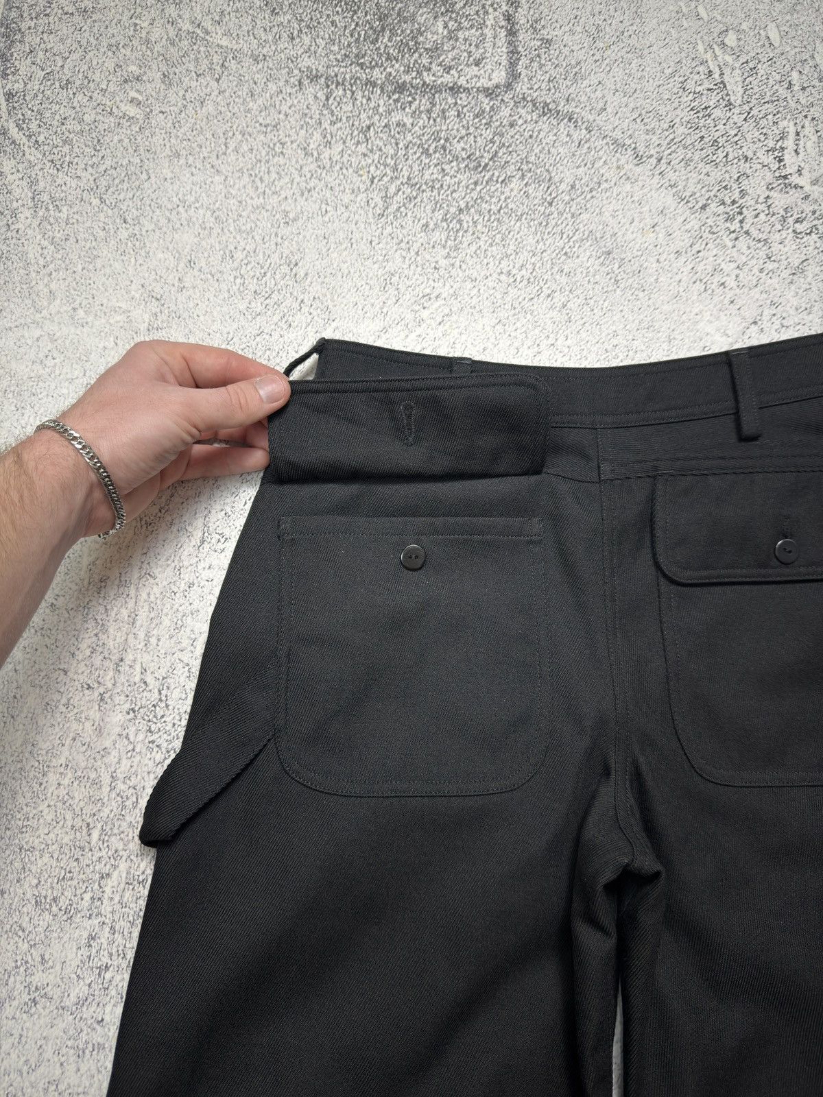 Simone Rocha Simone Rocha RARE Runway Sample Black Cargo Trousers UK 6 Size US 30 / EU 46 - 16 Thumbnail