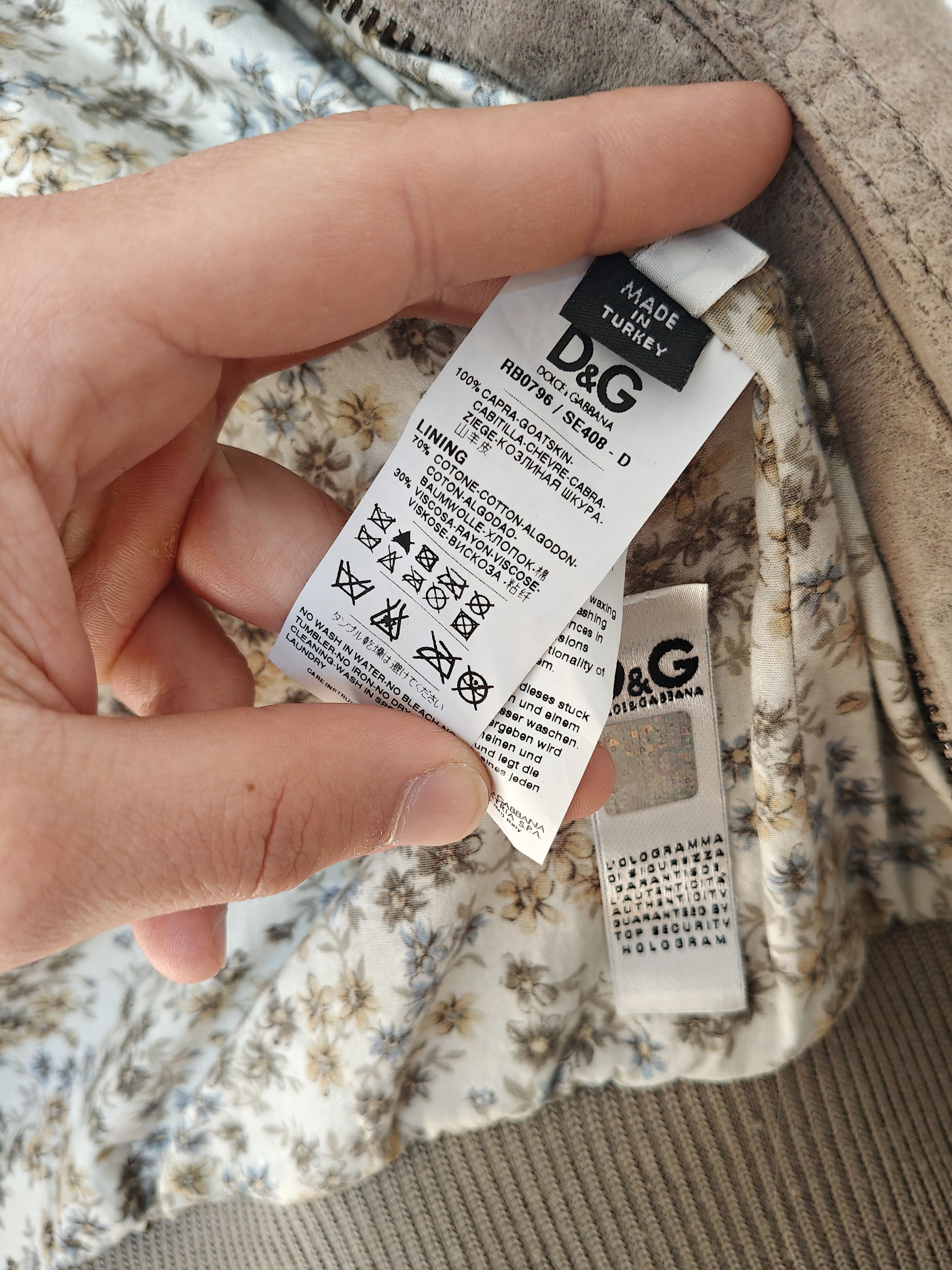 Dolce & Gabbana vintage Dolce & Gabbana waxed goatskin jacket Size US S / EU 44-46 / 1 - 16 Thumbnail