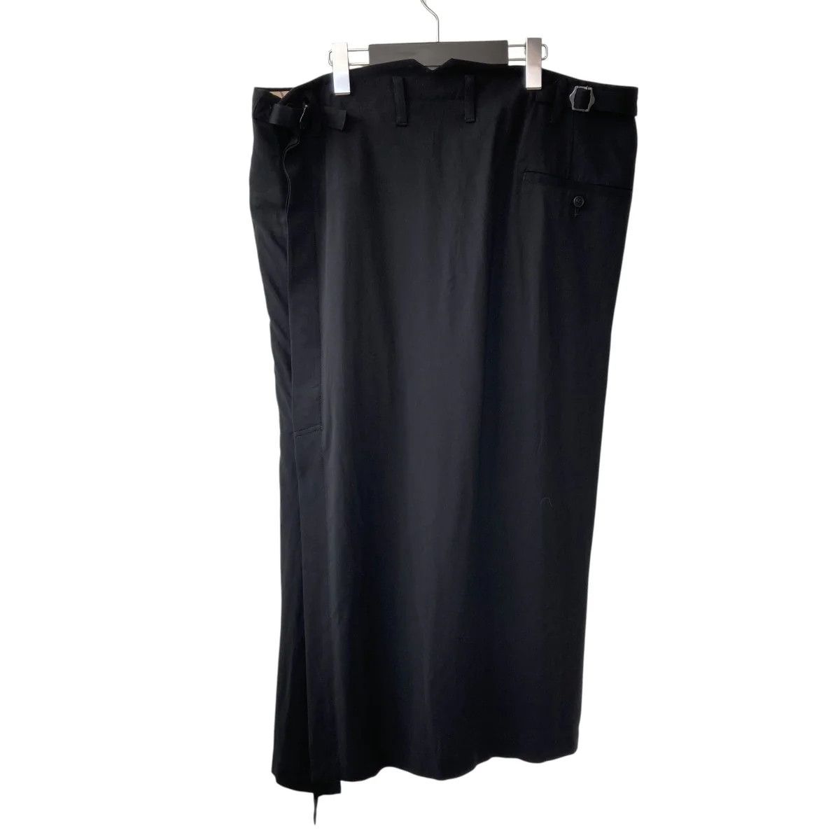 Yohji Yamamoto Yohji Yamamoto pour homme 24AW RIGHT SIDE VENTS SKIRT Size US 39 - 2 Thumbnail