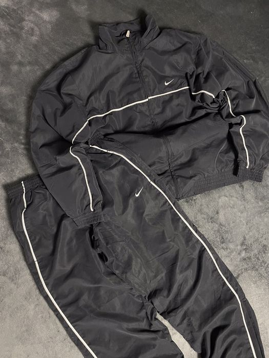 Survêtement Vintage Rétro 90s Homme – Veste Et Pantalon Violet Fabriqué En Italie Taille M