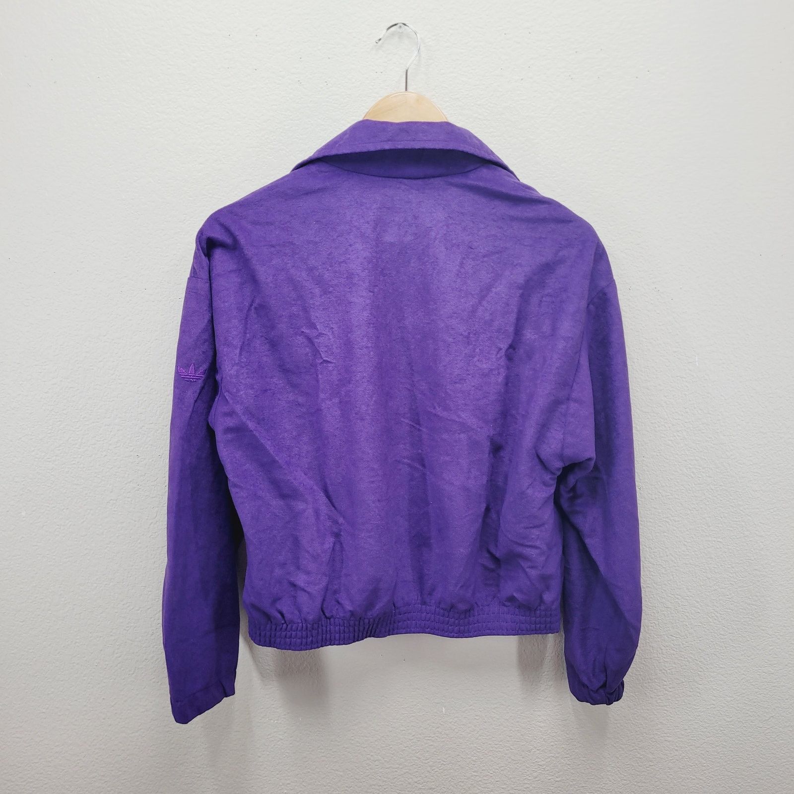 Adidas VTG 90s Adidas Track Jacket Fits M/L (Tag S) Cropped Boxy Size M / US 6-8 / IT 42-44 - 5 Thumbnail