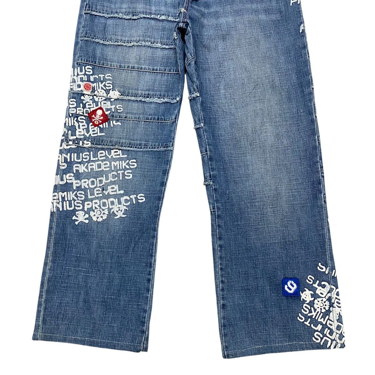 Akademiks Vintage Akademiks Denim Painter Baggy Jeans Size US 35 - 6 Thumbnail