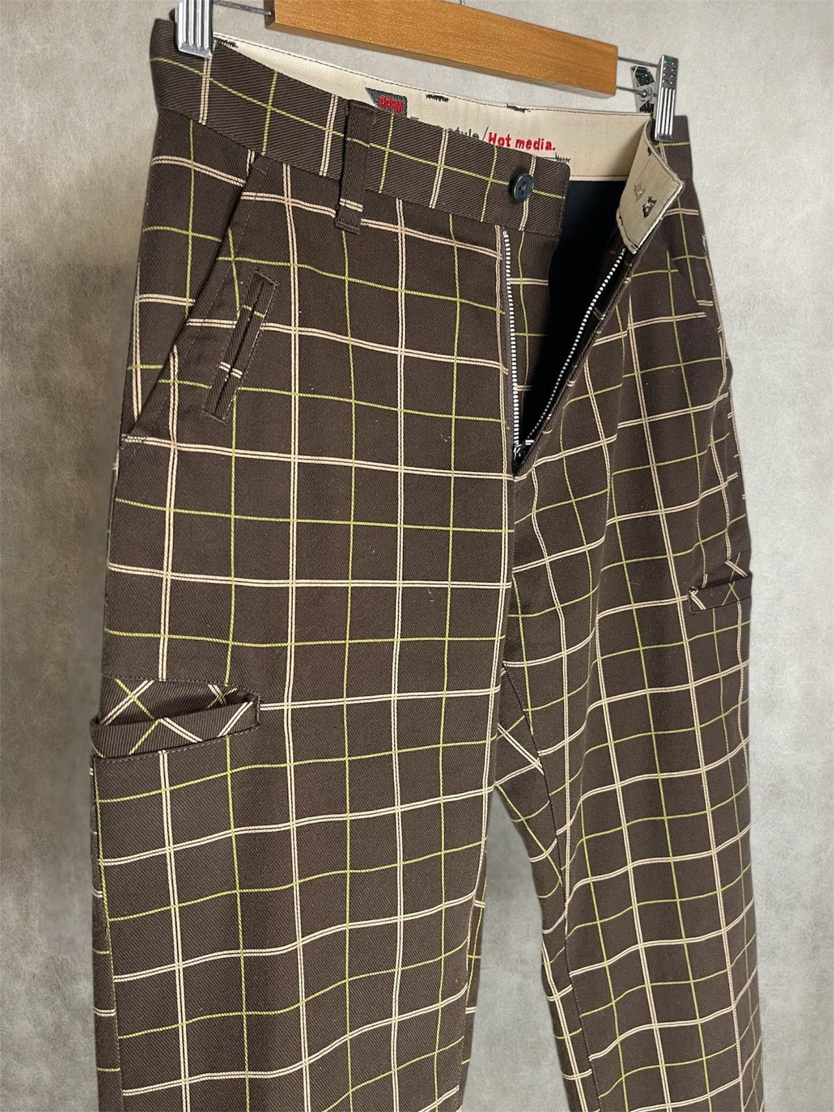 PPFM PPFM plaid cargo trousers Size US 29 - 5 Thumbnail