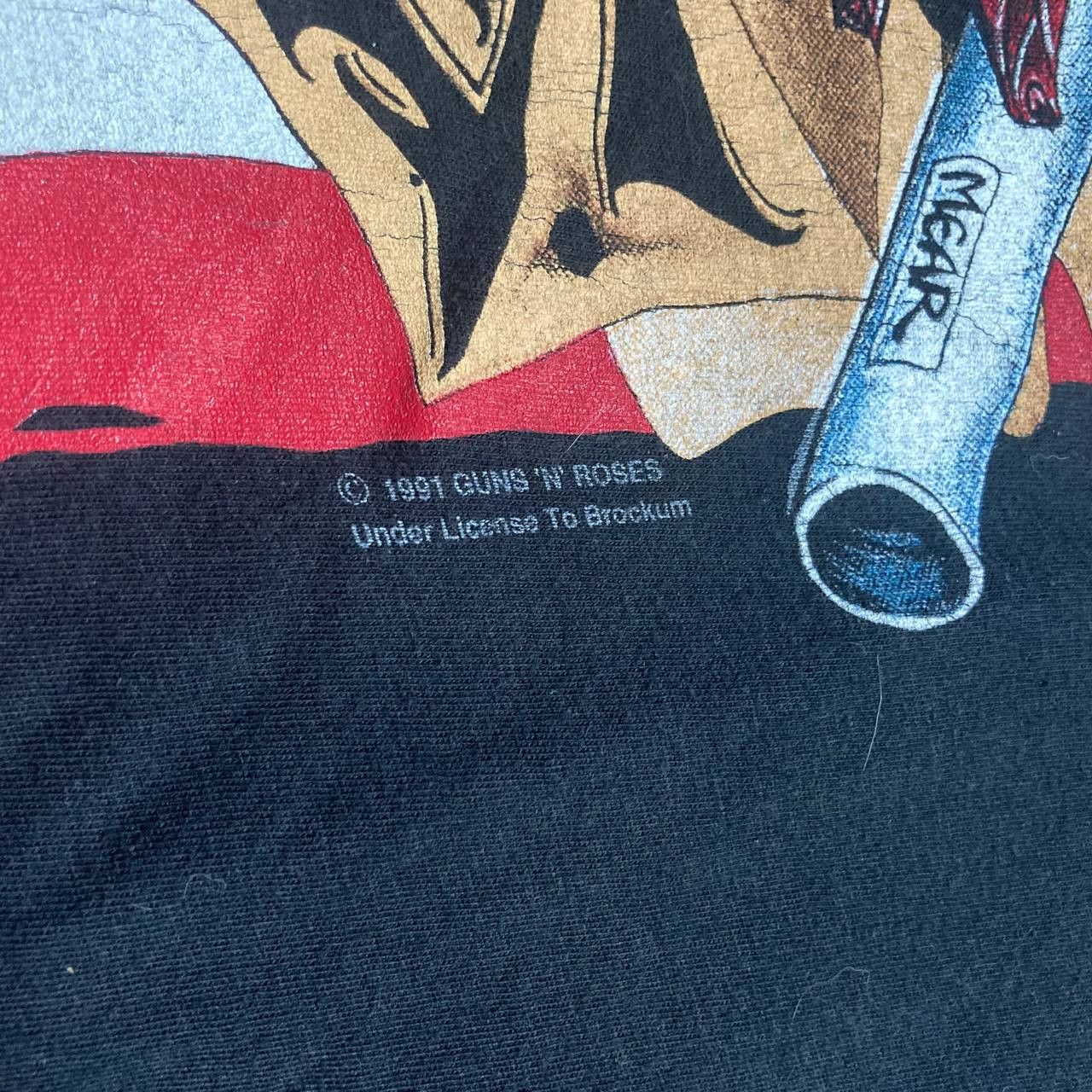 Band Tees Vintage Guns'N'Roses Rock Band 91-92 Tour Tee Size US XL / EU 56 / 4 - 4 Thumbnail