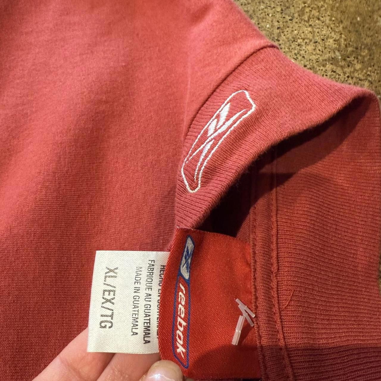 Reebok Red Atlanta Hawks Reebok Mockneck Size US XL / EU 56 / 4 - 3 Thumbnail