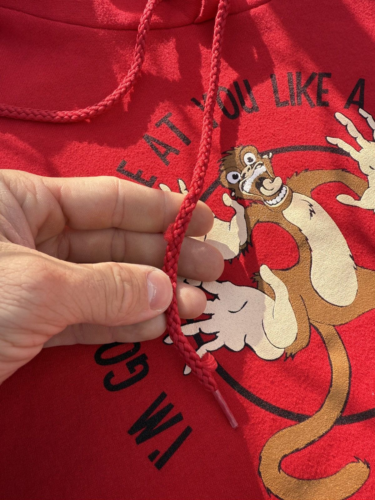 Other Vintage Y2K Humor Monkey Baggy Hoodie Size US M / EU 48-50 / 2 - 8 Thumbnail