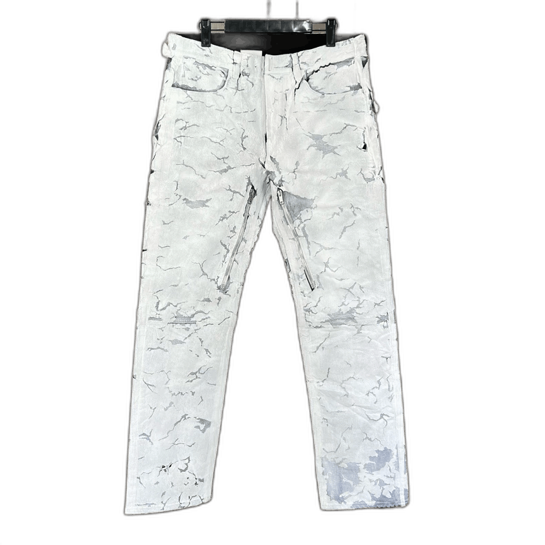 Givenchy Givenchy MMW Paint Coated Denim Pants Size US 34 / EU 50 - 1 Thumbnail