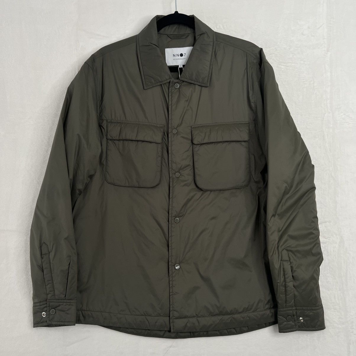 NN07 NN07 Columbo Padded Shell Overshirt Jacket Green M BNWT Size US M / EU 48-50 / 2 - 1 Thumbnail