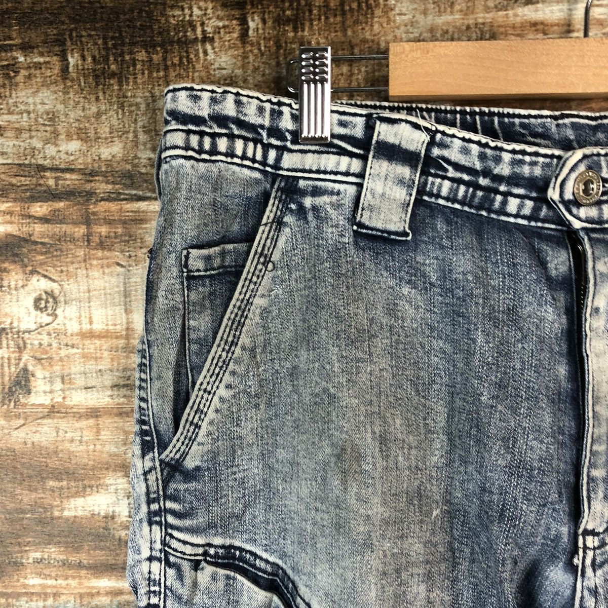Japanese Brand Japanese Brand vintage Blue Denim Joggers Pants #A2128 Size US 34 / EU 50 - 7 Thumbnail