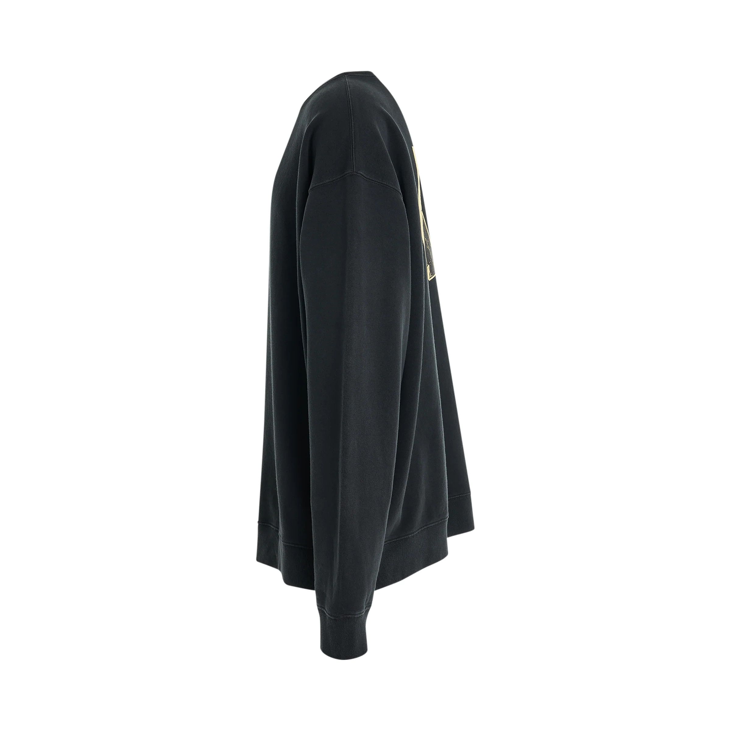 Maison Margiela o1mris0824 Oversized Sweatshirt in Black Size US S / EU 44-46 / 1 - 3 Thumbnail