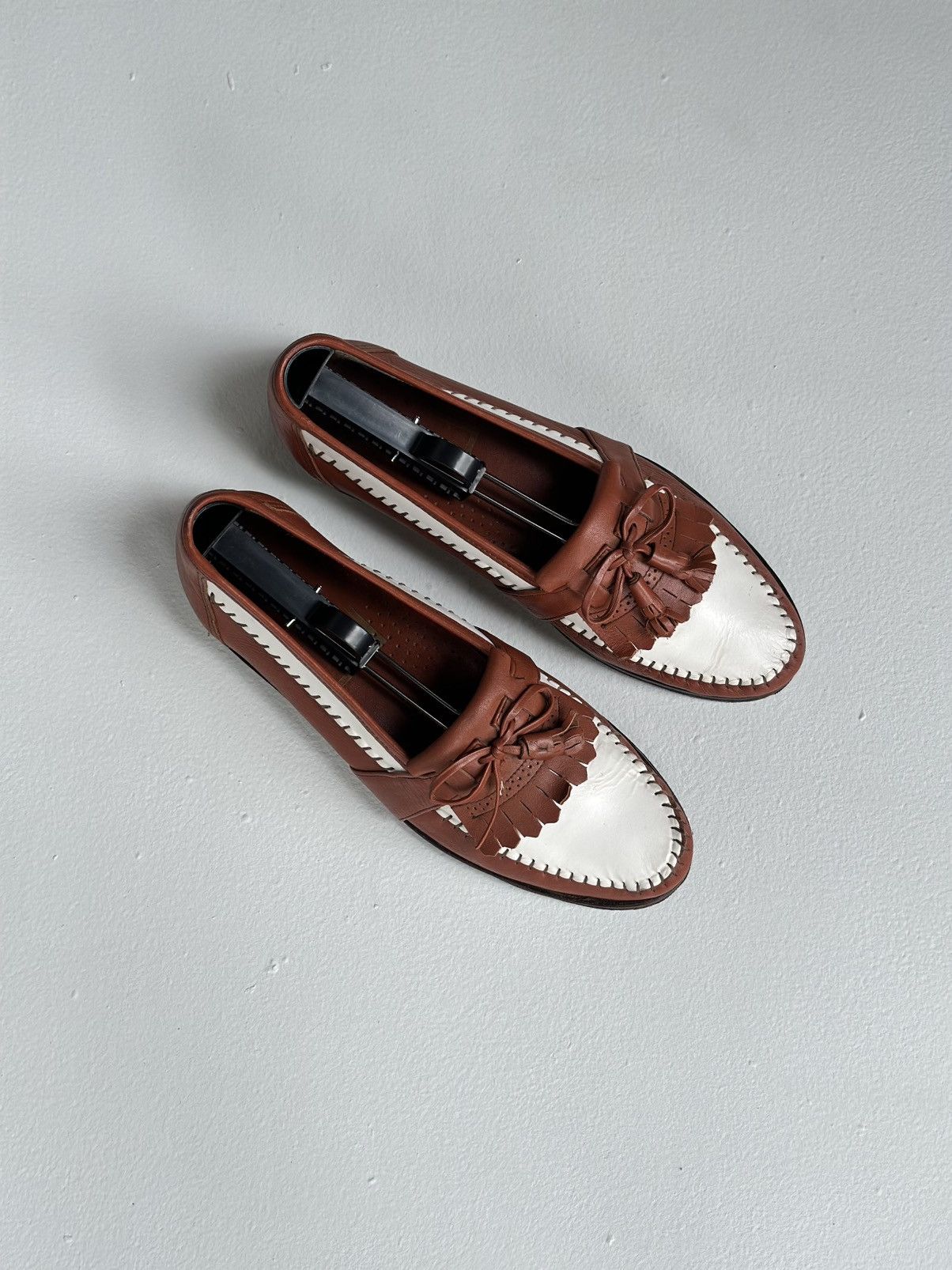 Other Unknow Brand Tassle Loafer two tone 42 Size US 9 / EU 42 - 2 Thumbnail